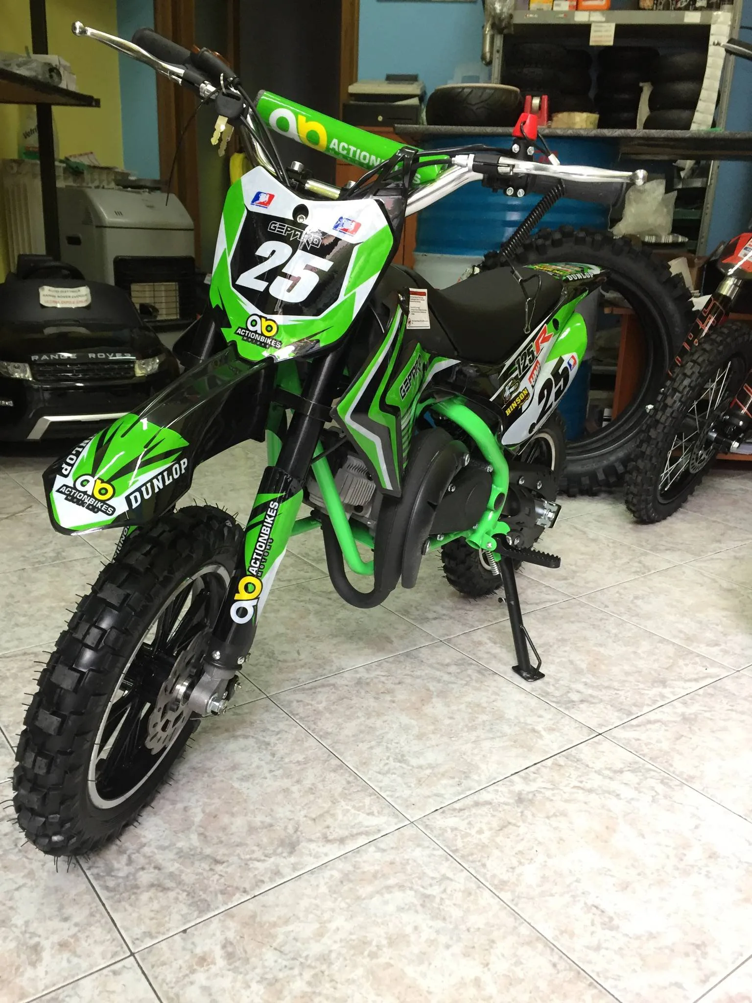 Mini cross Ghepard 50cc 2T ruota 10″ Easy start, riduttore, foto 4