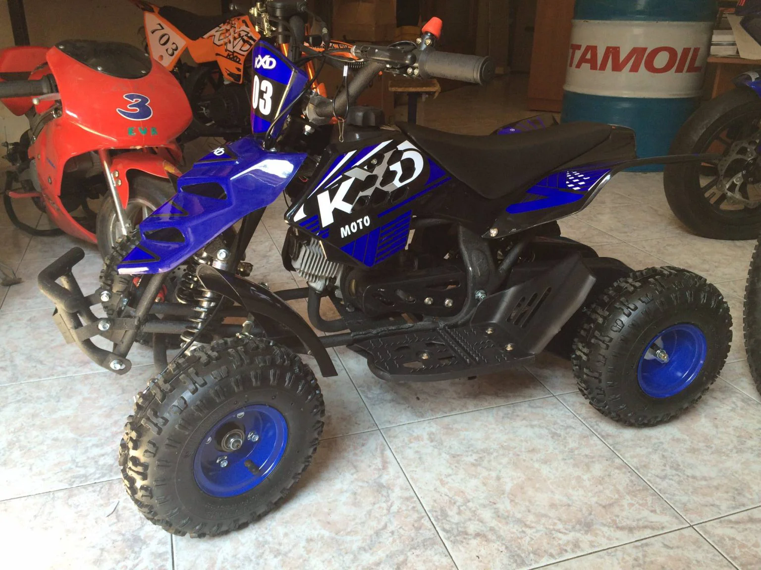 Mini quad Interceptor 50cc 2T ruota 4″, foto 2