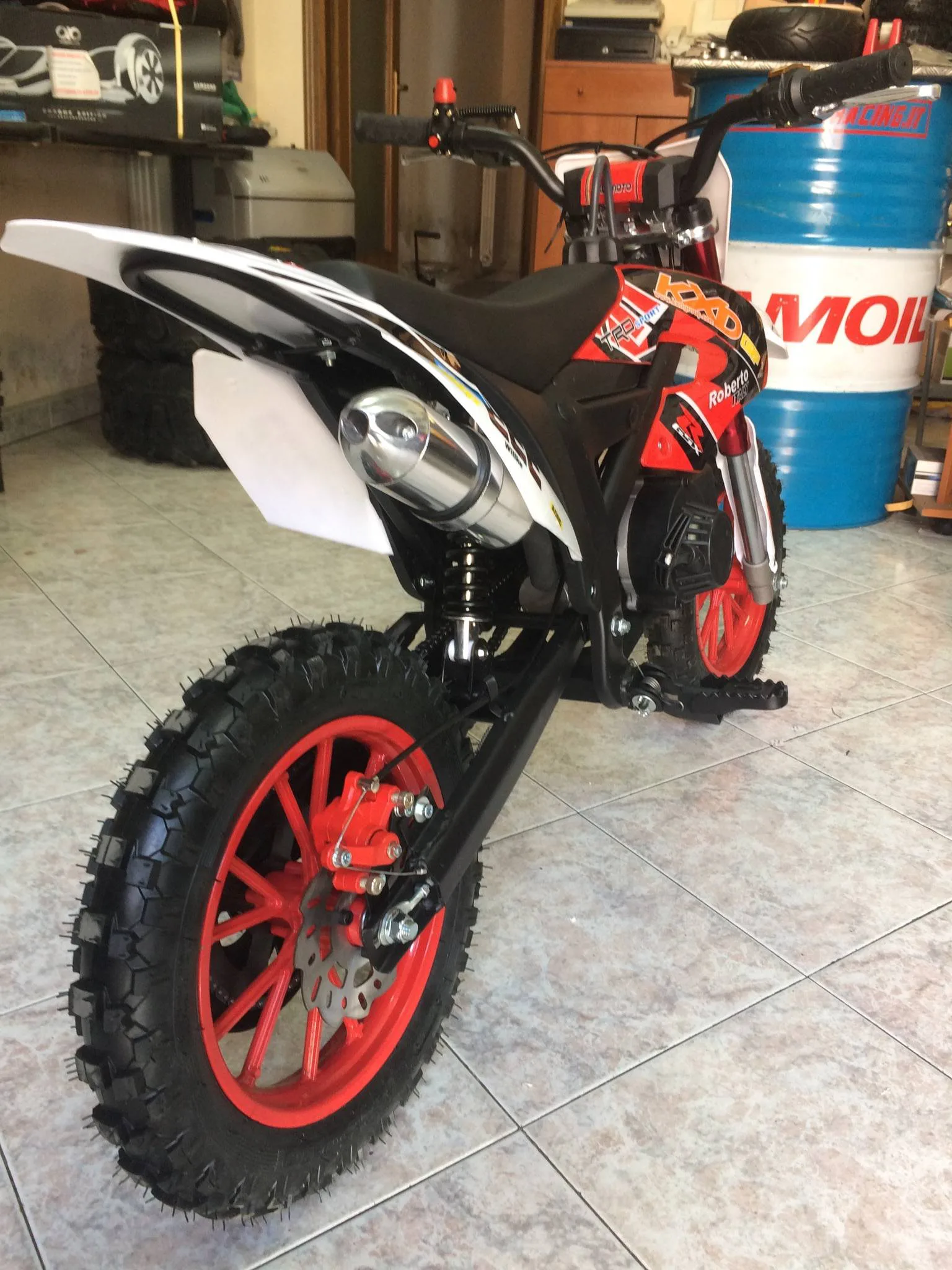 Mini cross Kayo pro 50cc 2T ruota 10″ Easy start, riduttore, foto 7