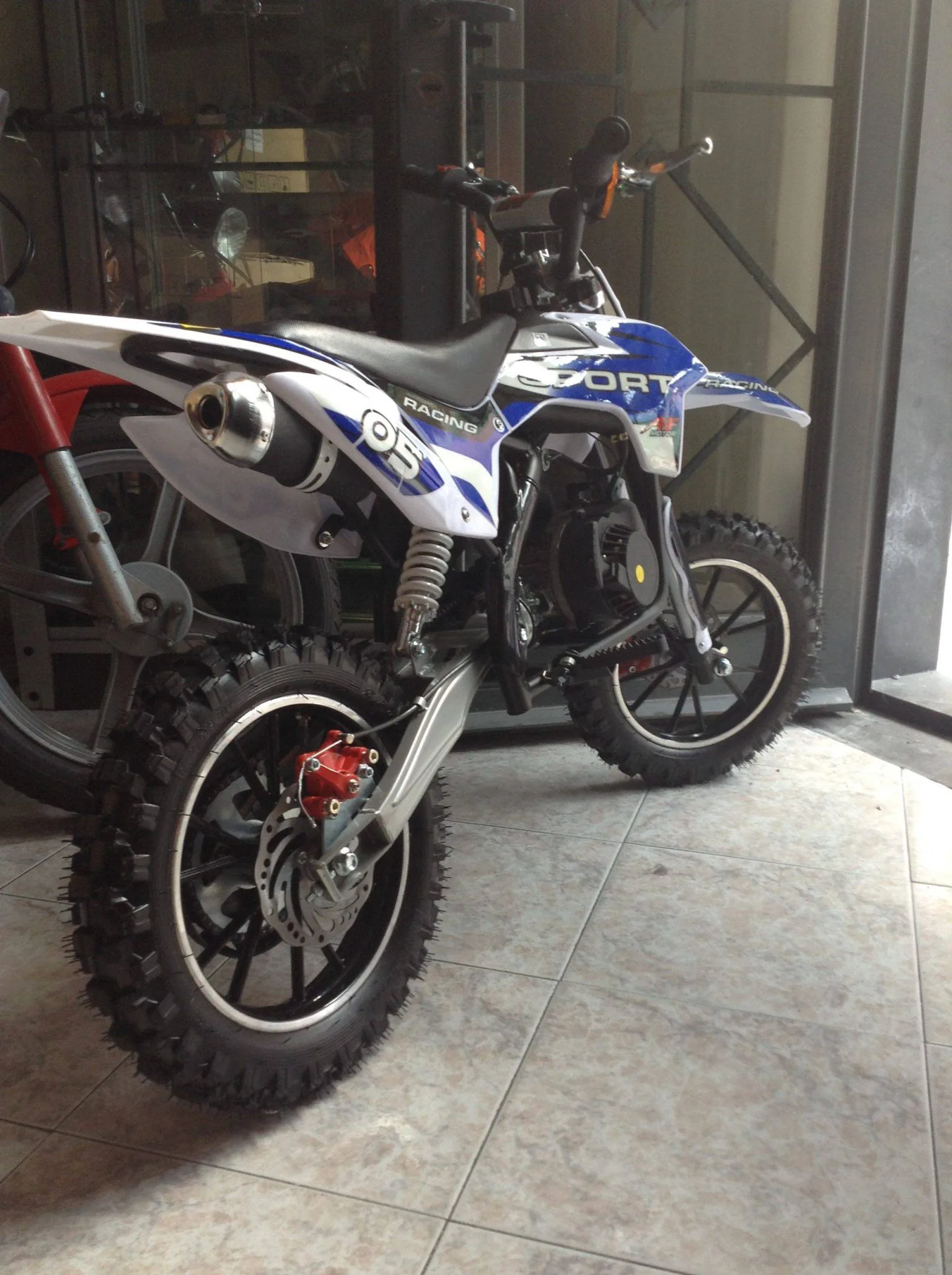 Mini cross Tiger 50cc 2T ruota 10″ Easy start, carburatore 15/15, riduttore, foto 6