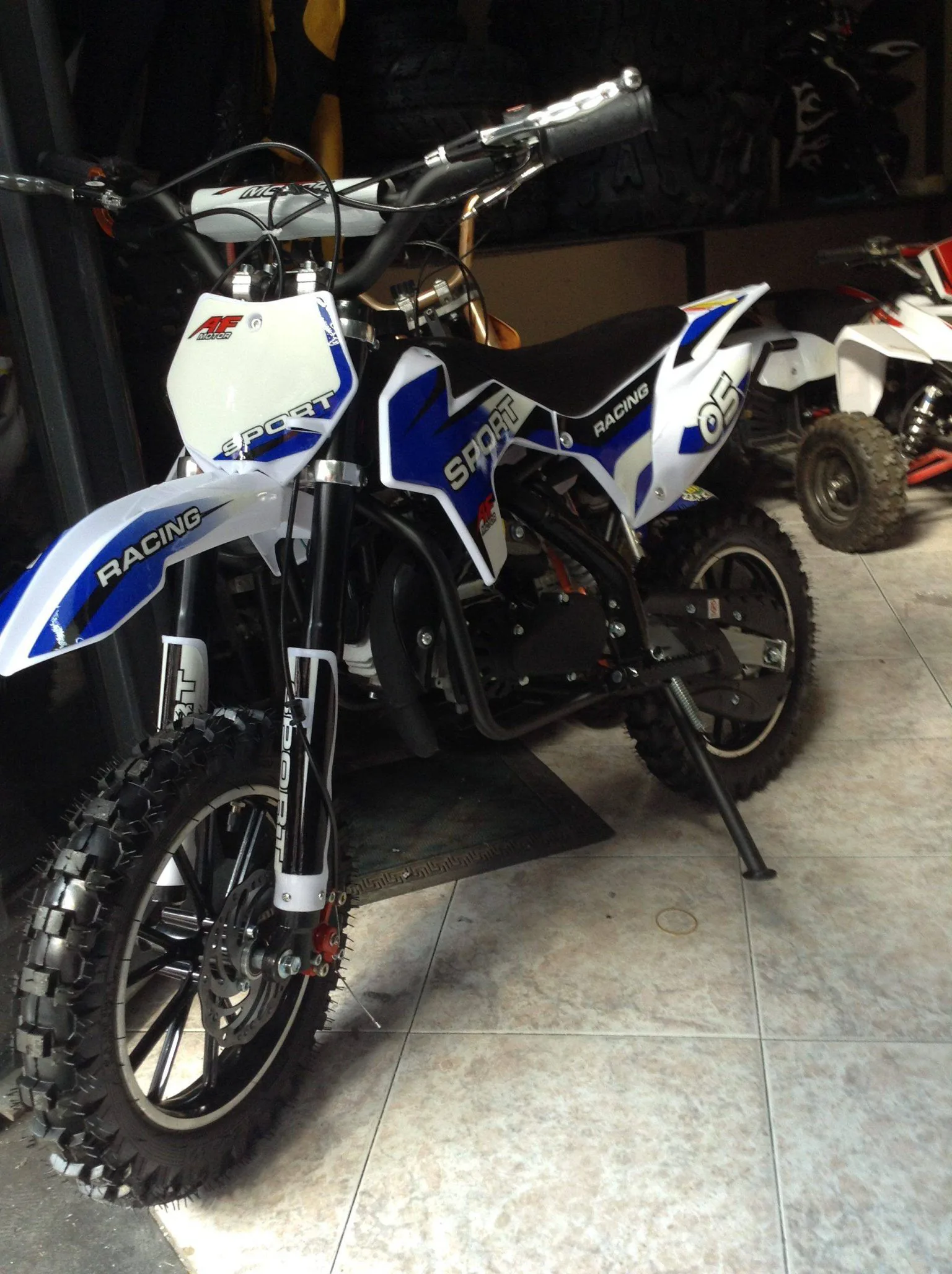 Mini cross Tiger 50cc 2T ruota 10″ Easy start, carburatore 15/15, riduttore, foto 5