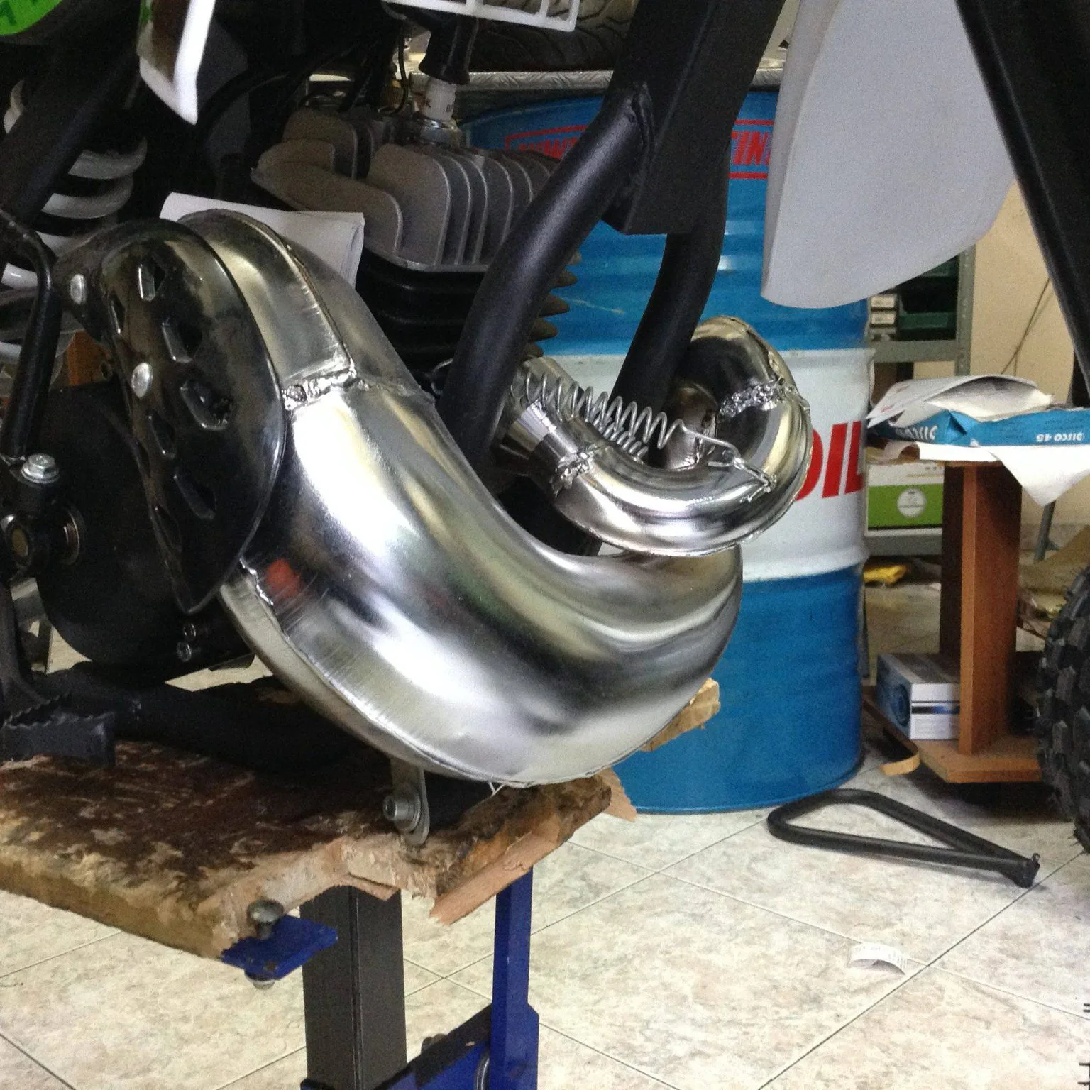 Mini cross 50cc 2T ruota 14″ 12″ XXL avviamento a pedale, carburatore 18, foto 10