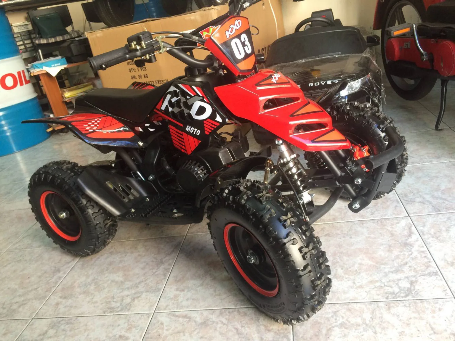 Mini quad Raptor 50cc 2T ruota 6″, foto 8