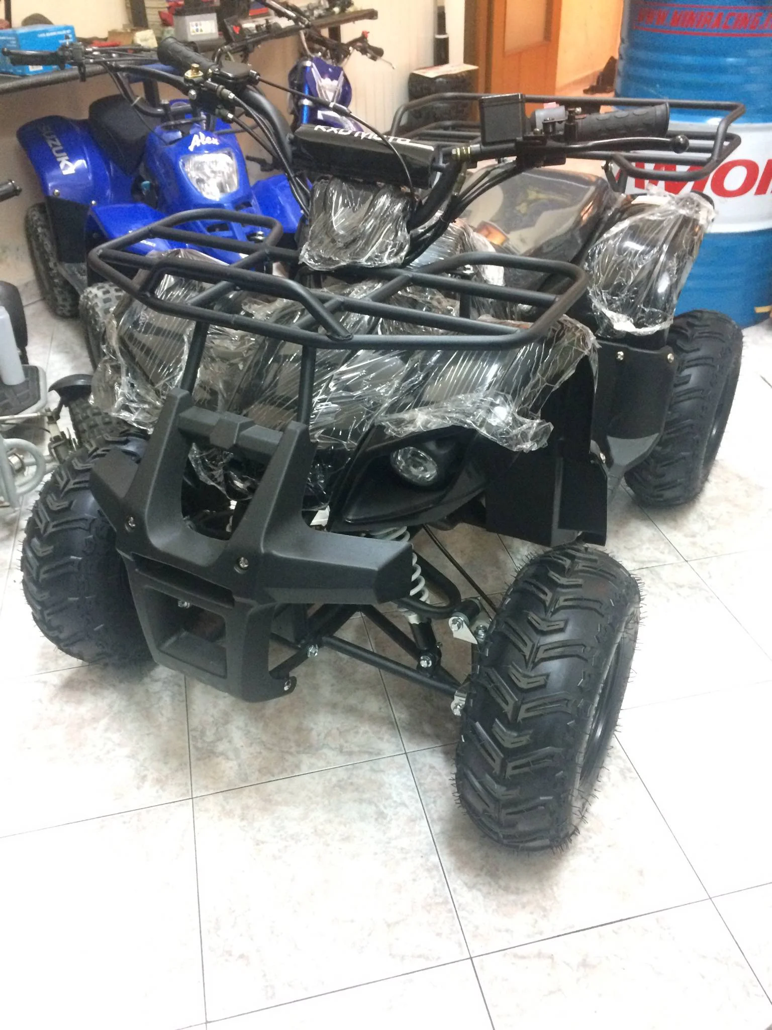 Quad Hummer 125cc 4T ruota 7″ avviamento elettrico, luci, telecomando, retromarcia, foto 12