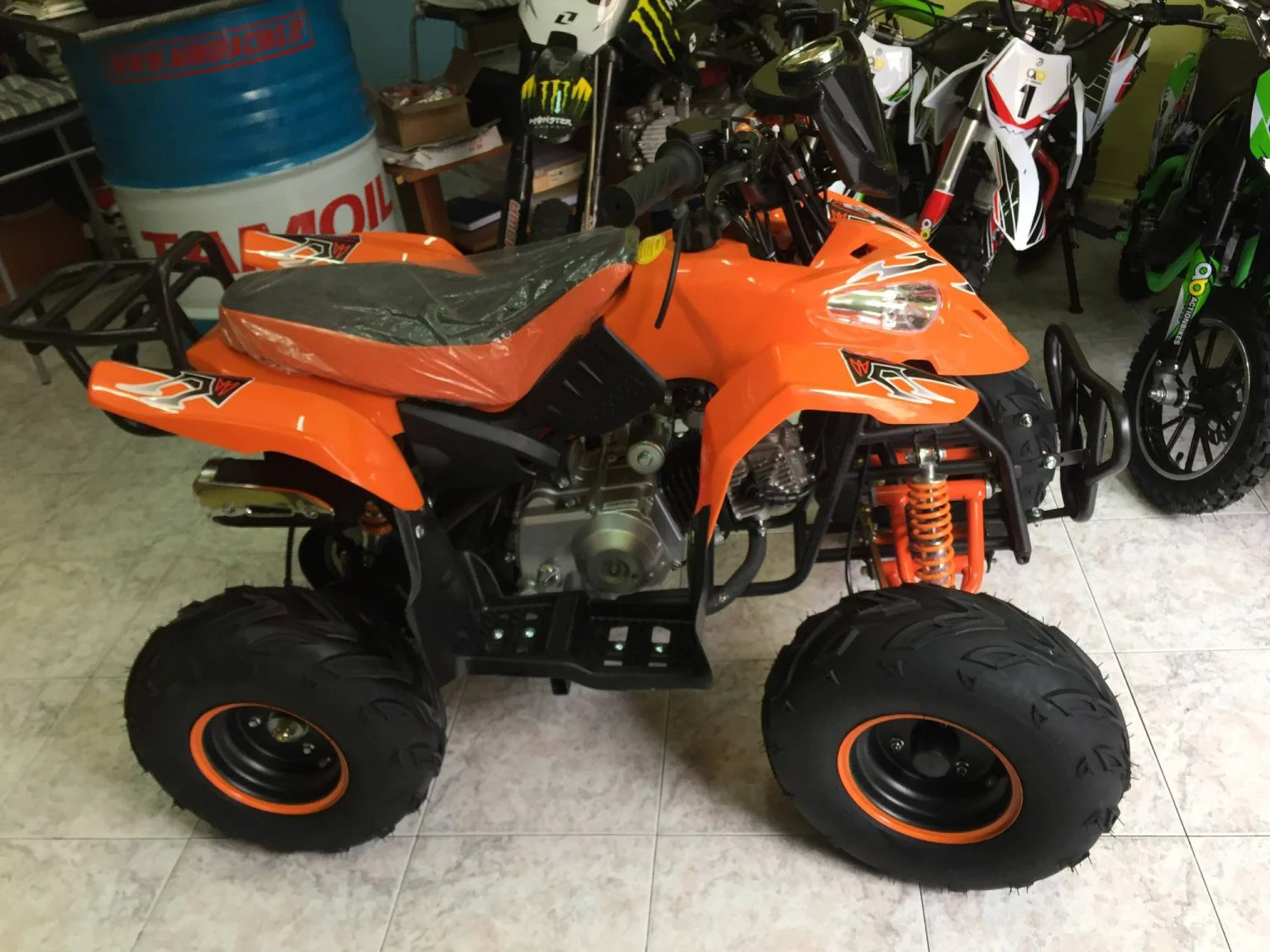 Quad Polar S5 125cc 4T ruota 7″ avviamento elettrico, luci, telecomando, retromarcia, foto 4