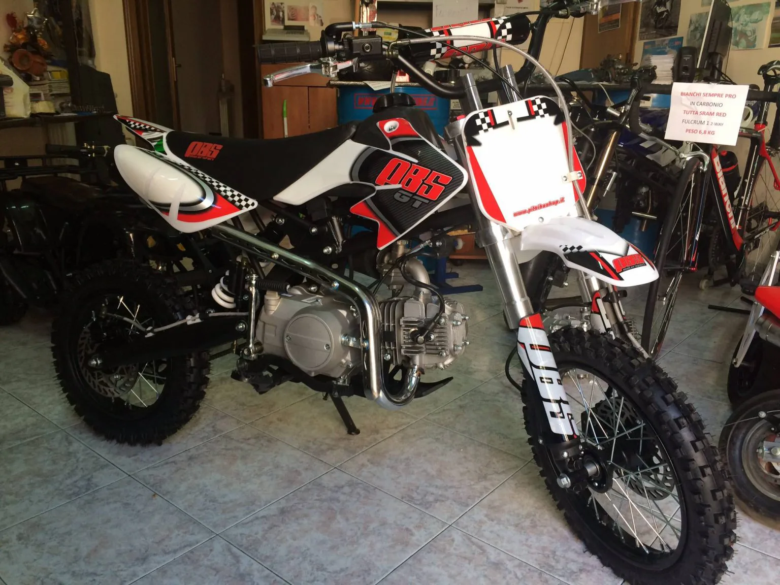 Pit bike PBS GT 125cc 4T ruota 14″ 12″ MY 2023, foto 4