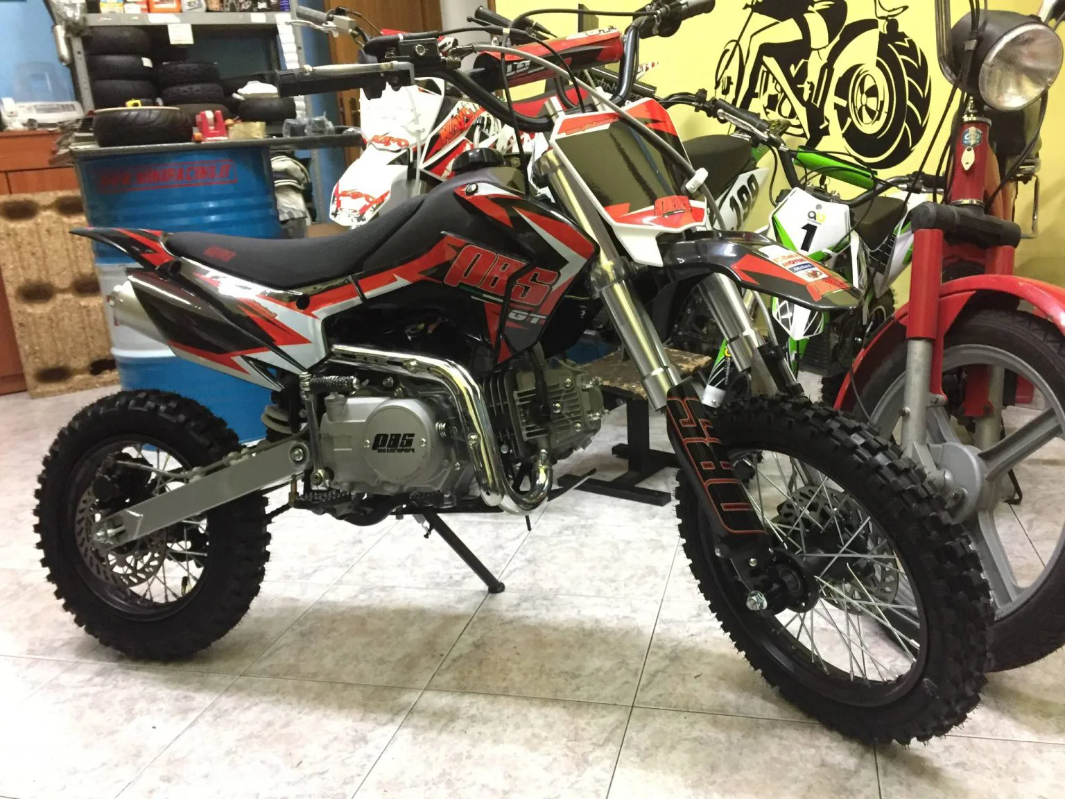 Pit bike PBS GT 125cc 4T ruota 14″ 12″ MY 2023, foto 2