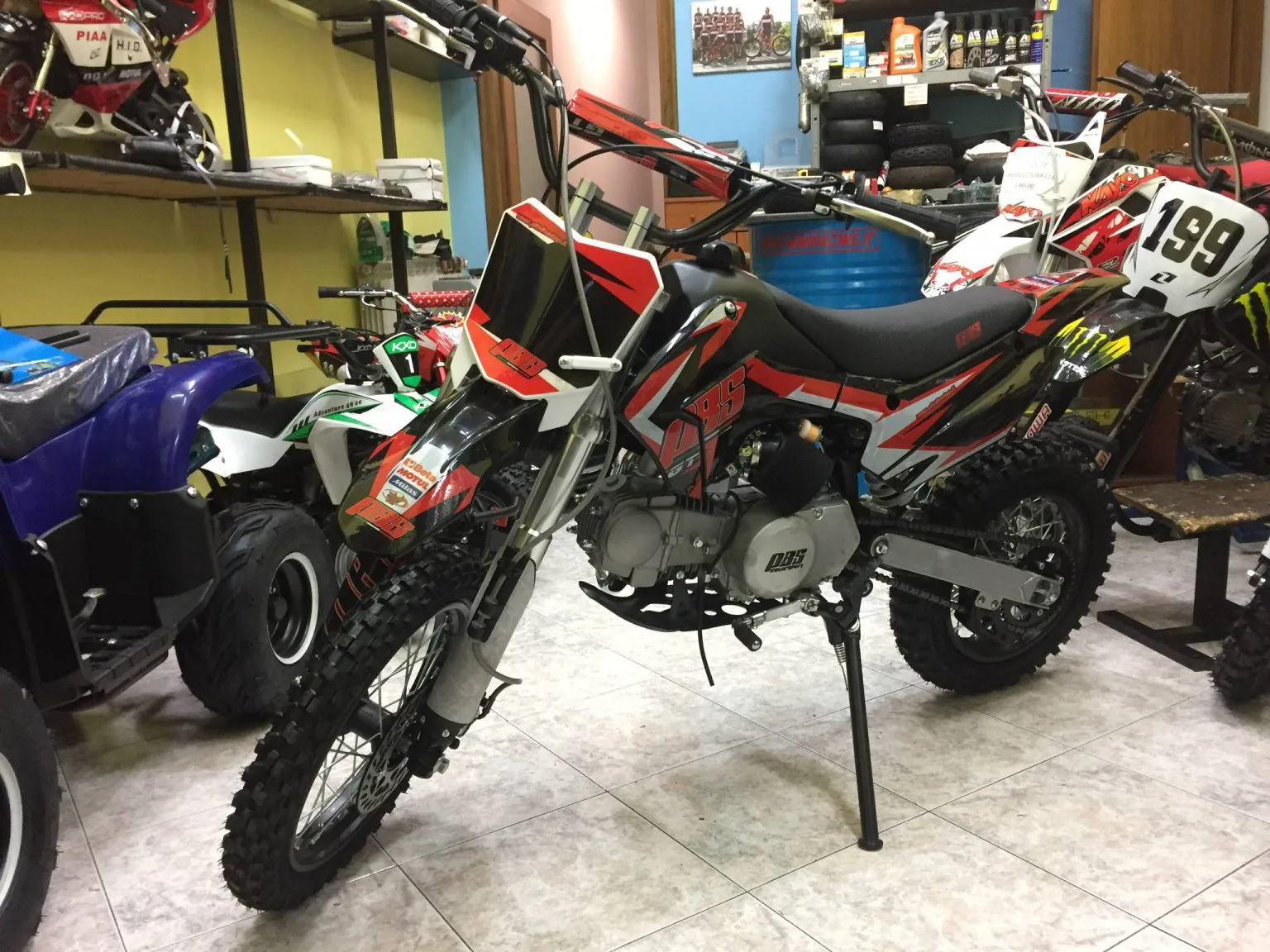 Pit bike PBS GT 125cc 4T ruota 14″ 12″ MY 2023, foto 8