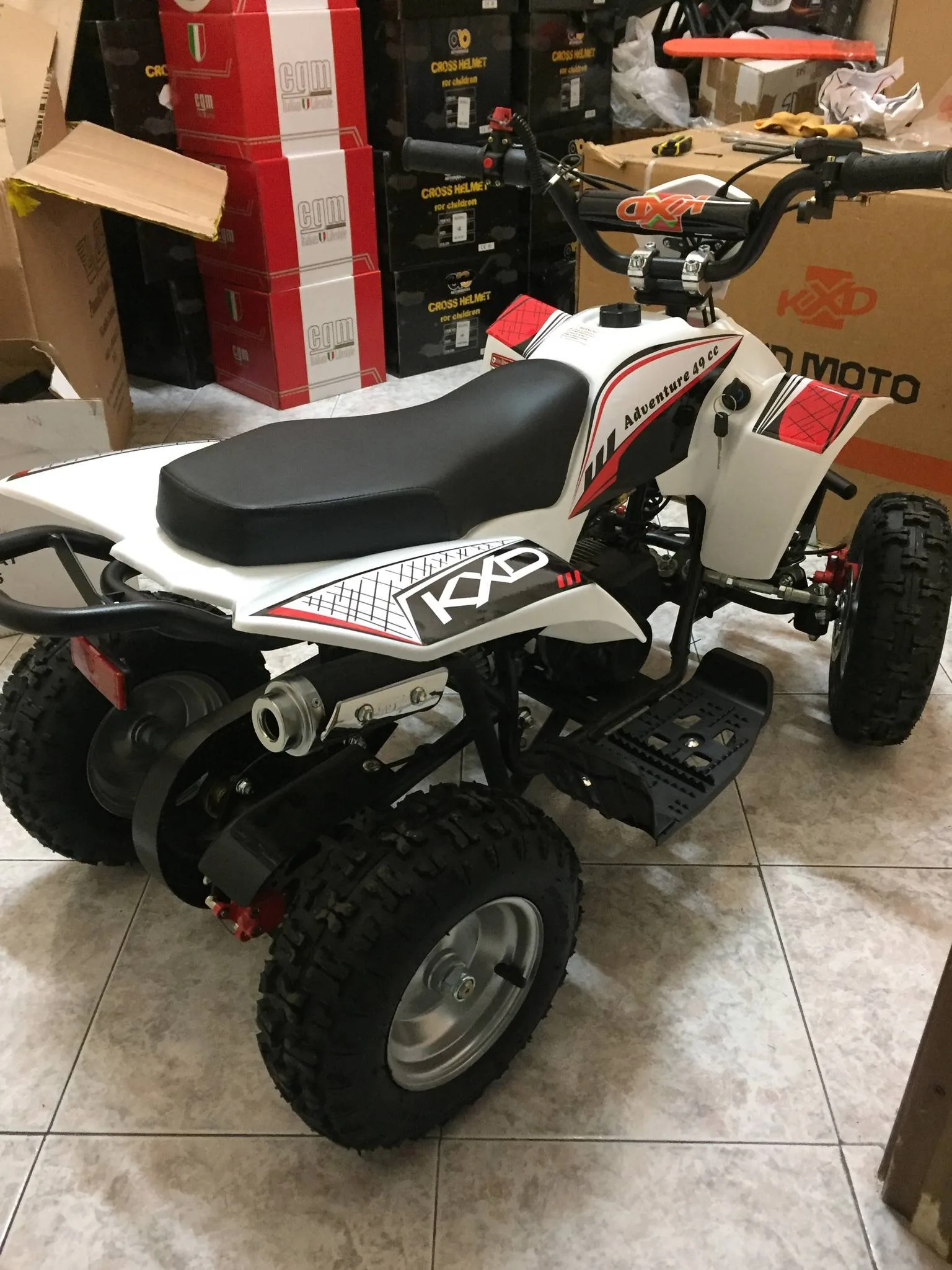 Mini quad Racer 50cc 2T ruota 6″, foto 4