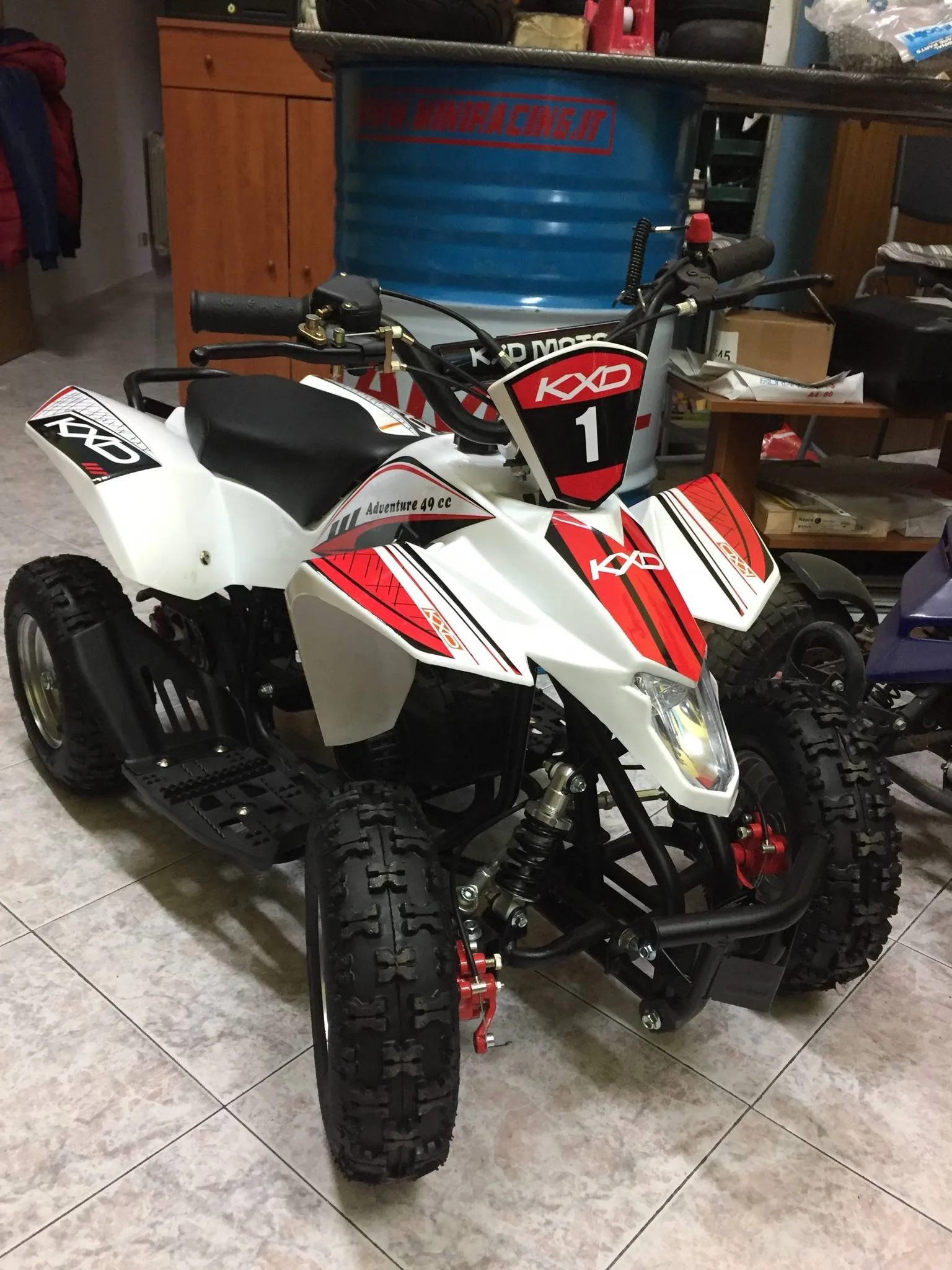 Mini quad Racer 50cc 2T ruota 6″, foto 3