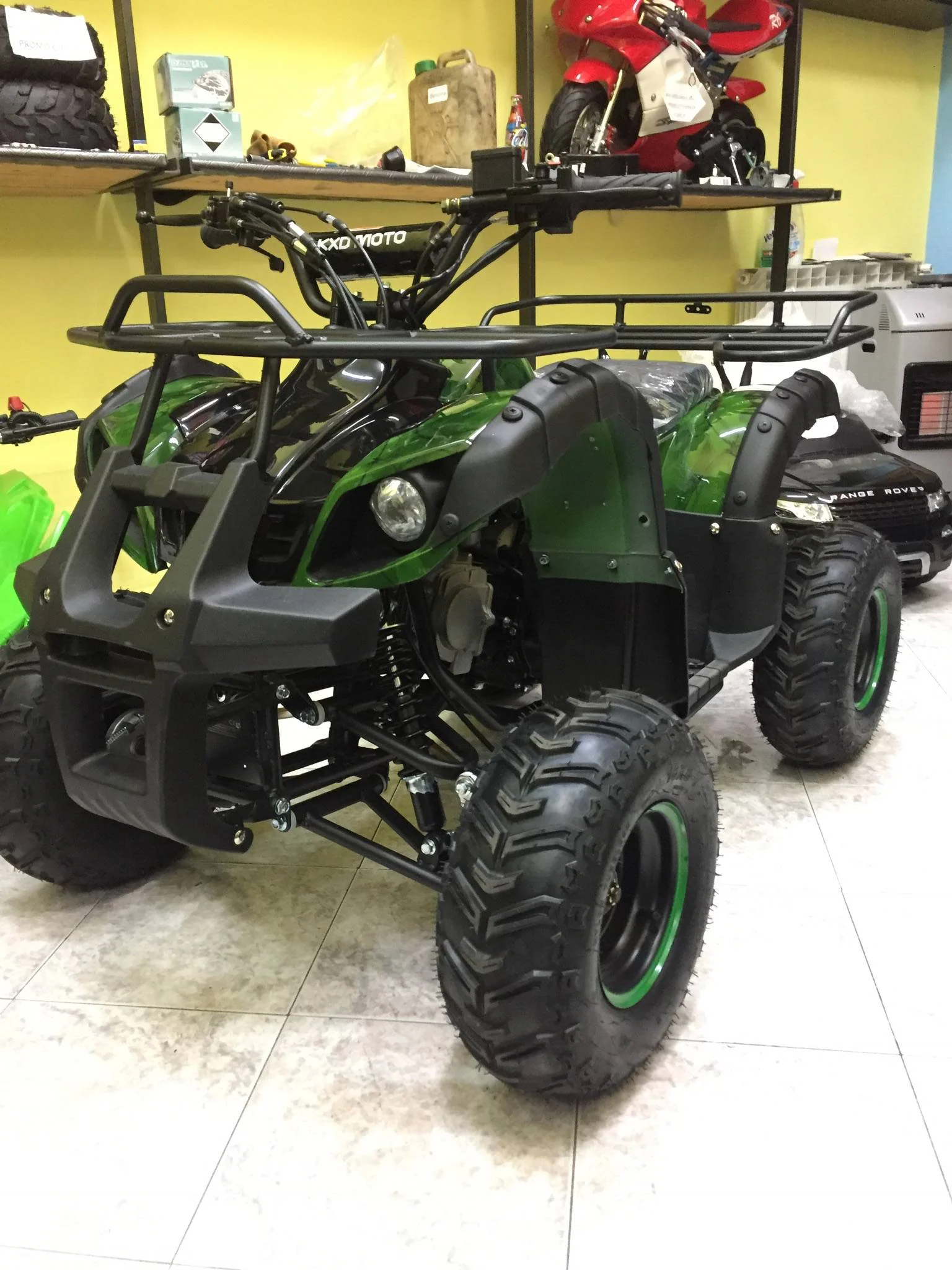 Quad Hummer 125cc 4T ruota 7″ avviamento elettrico, luci, telecomando, retromarcia, foto 16