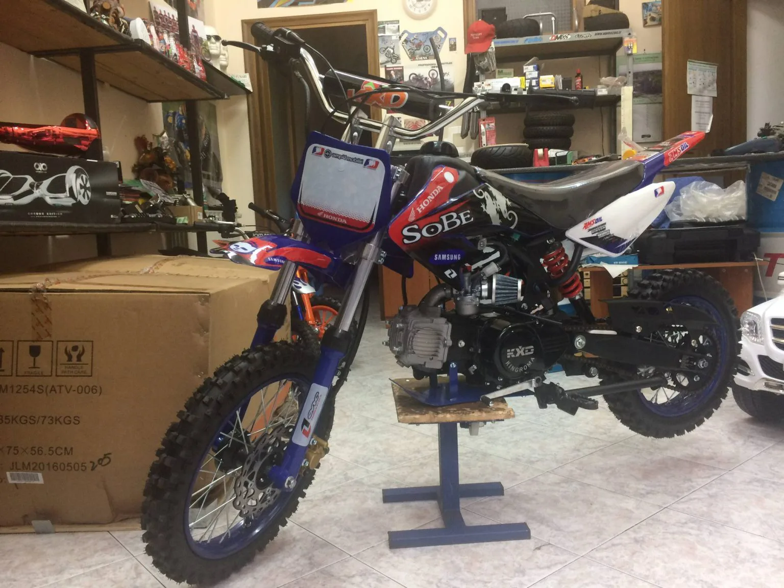 Pit bike CRF 50 125cc 4T, ruota 14″ 12″, 4 marce MY 2020, foto 2