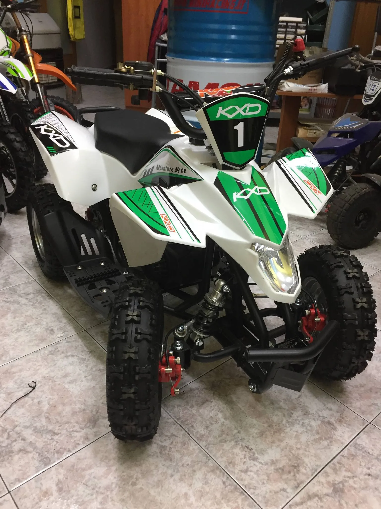Mini quad Racer 50cc 2T ruota 6″, foto 6