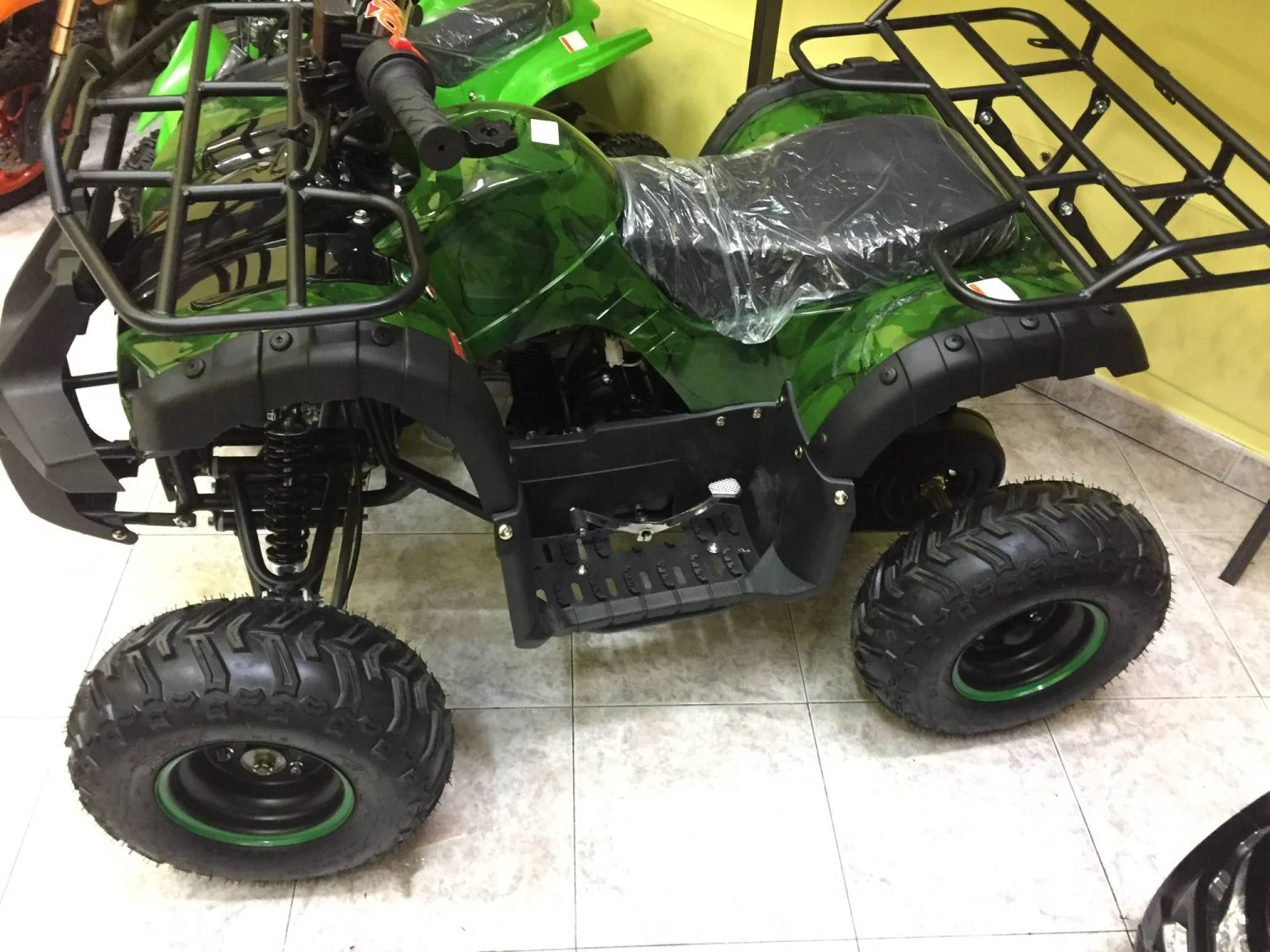 Quad Hummer 125cc 4T ruota 7″ avviamento elettrico, luci, telecomando, retromarcia, foto 19
