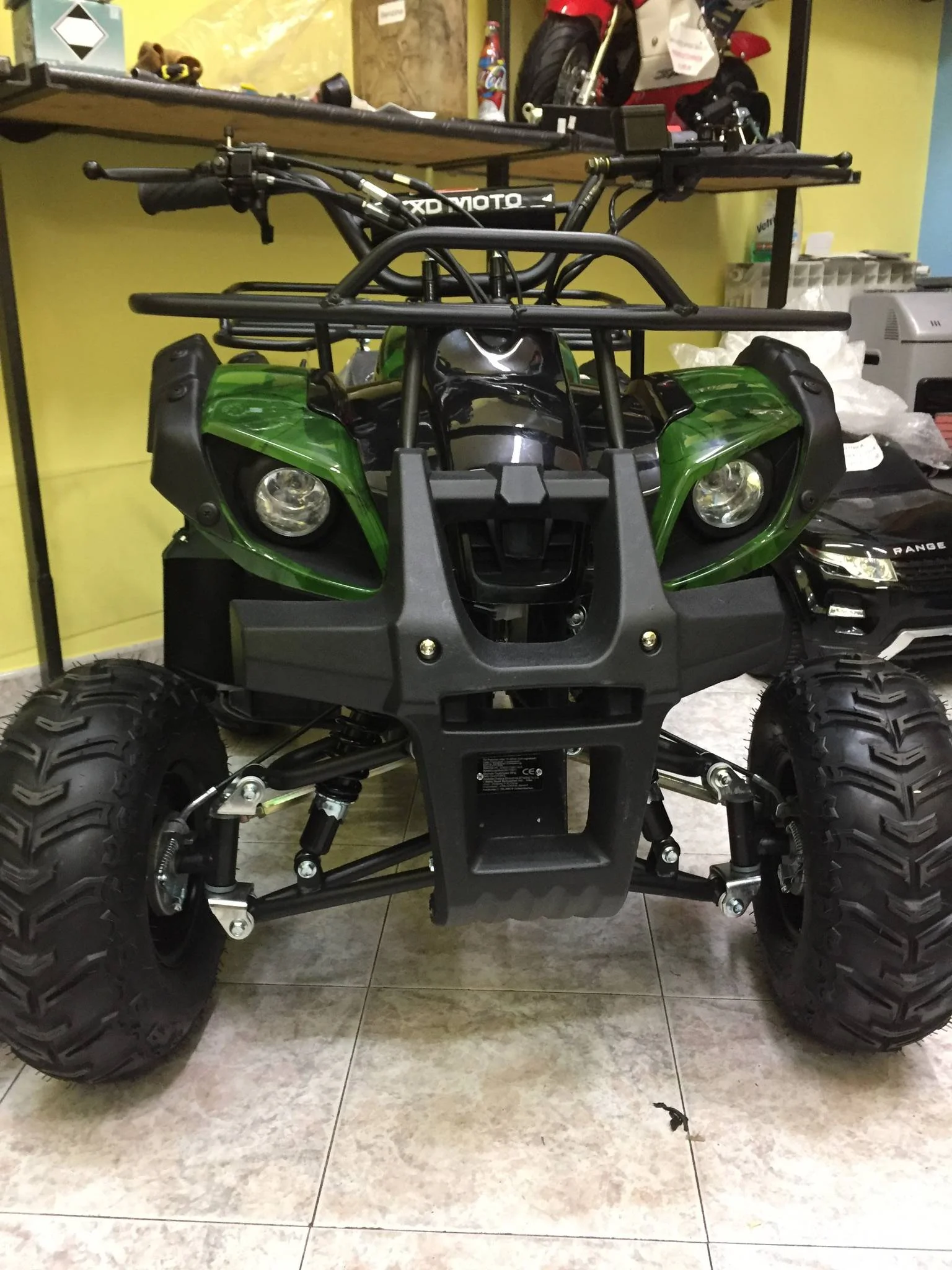 Quad Hummer 125cc 4T ruota 7″ avviamento elettrico, luci, telecomando, retromarcia, foto 21