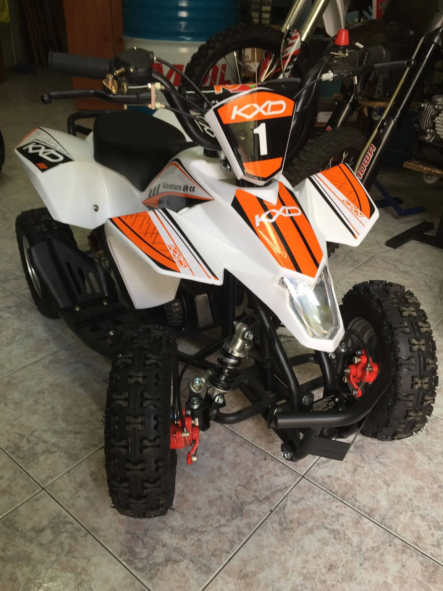 Mini quad Racer 50cc 2T ruota 6″, foto 16