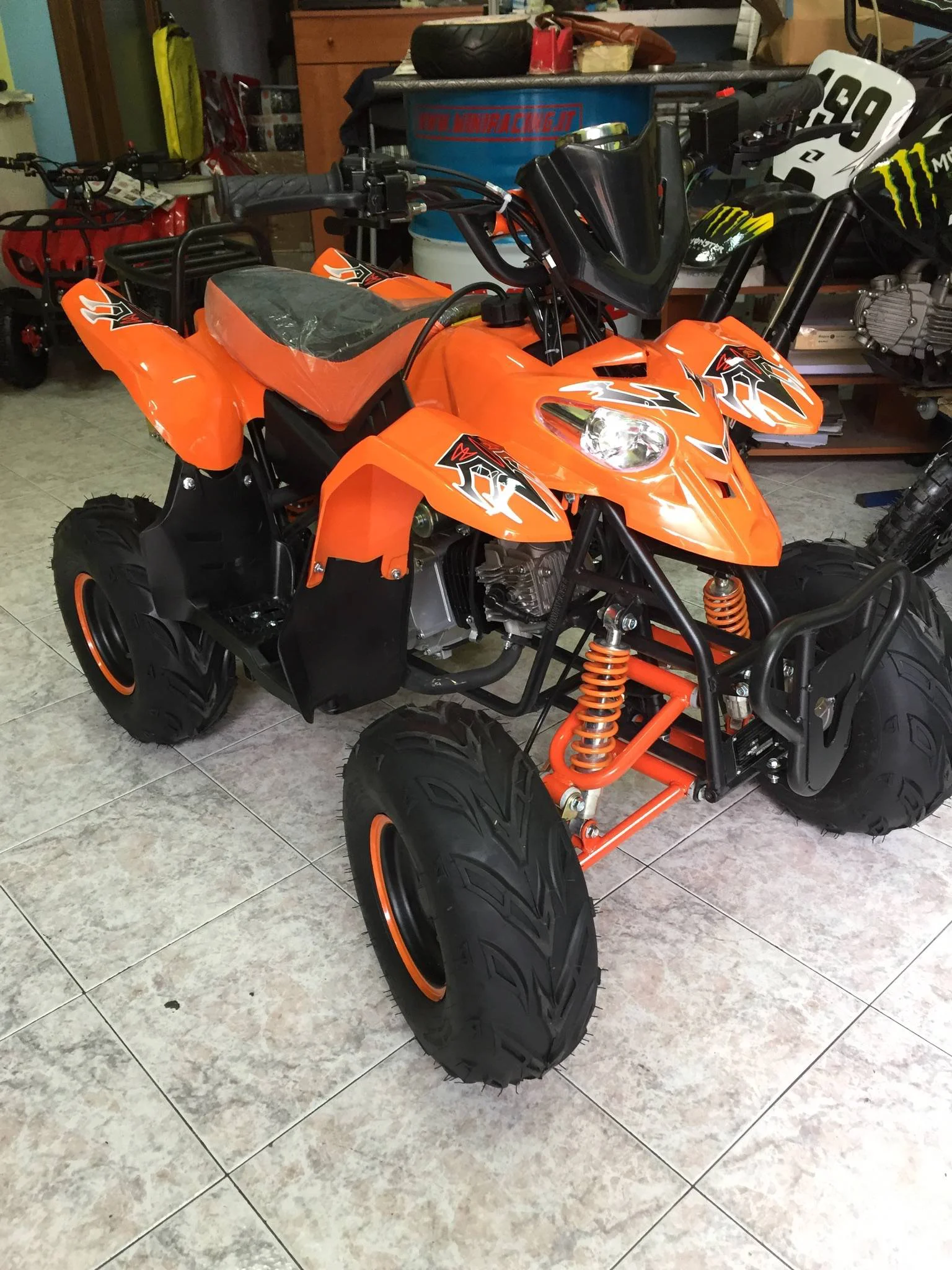 Quad Polar S5 125cc 4T ruota 7″ avviamento elettrico, luci, telecomando, retromarcia, foto 2