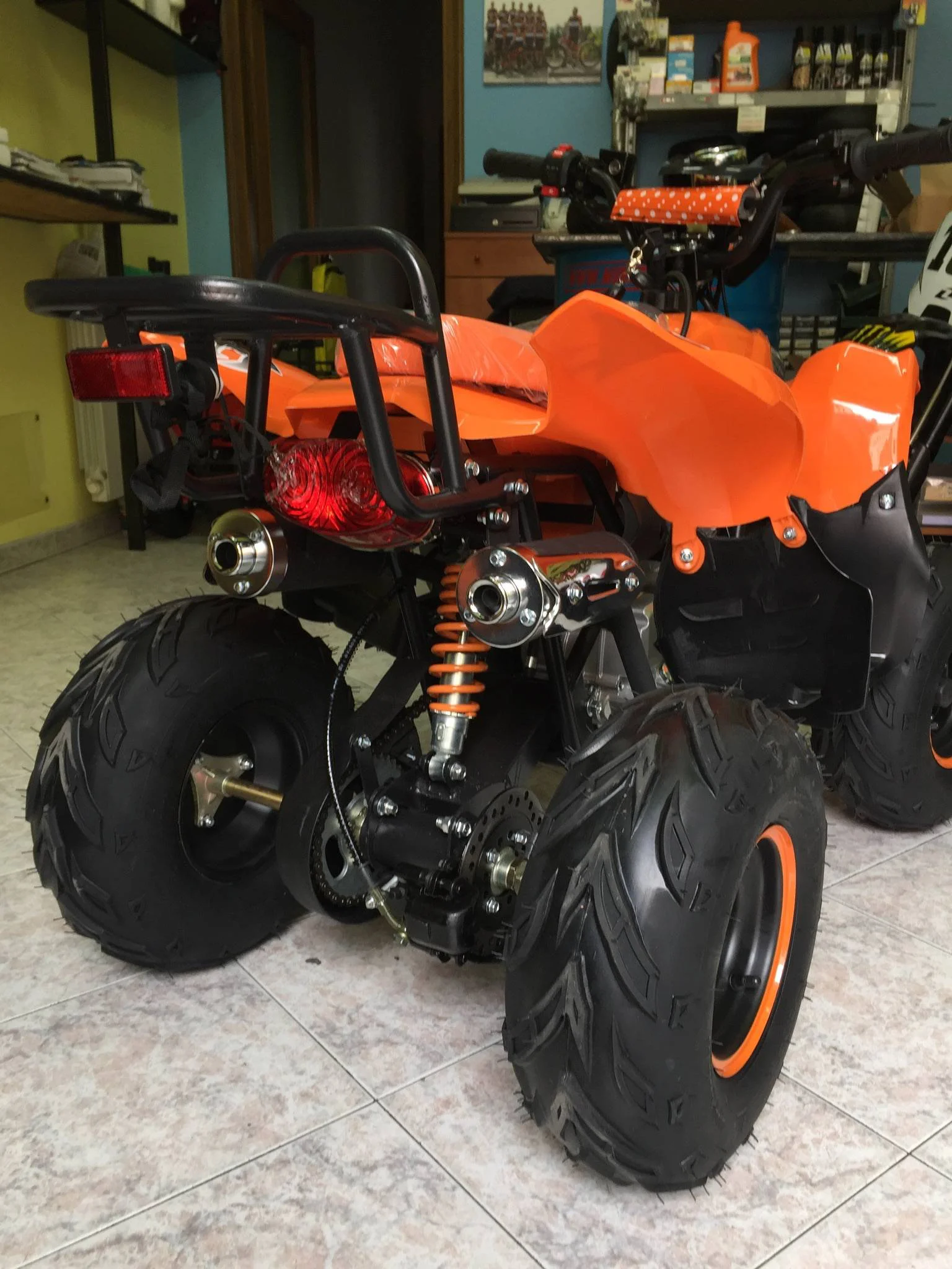 Quad Polar S5 125cc 4T ruota 7″ avviamento elettrico, luci, telecomando, retromarcia, foto 6