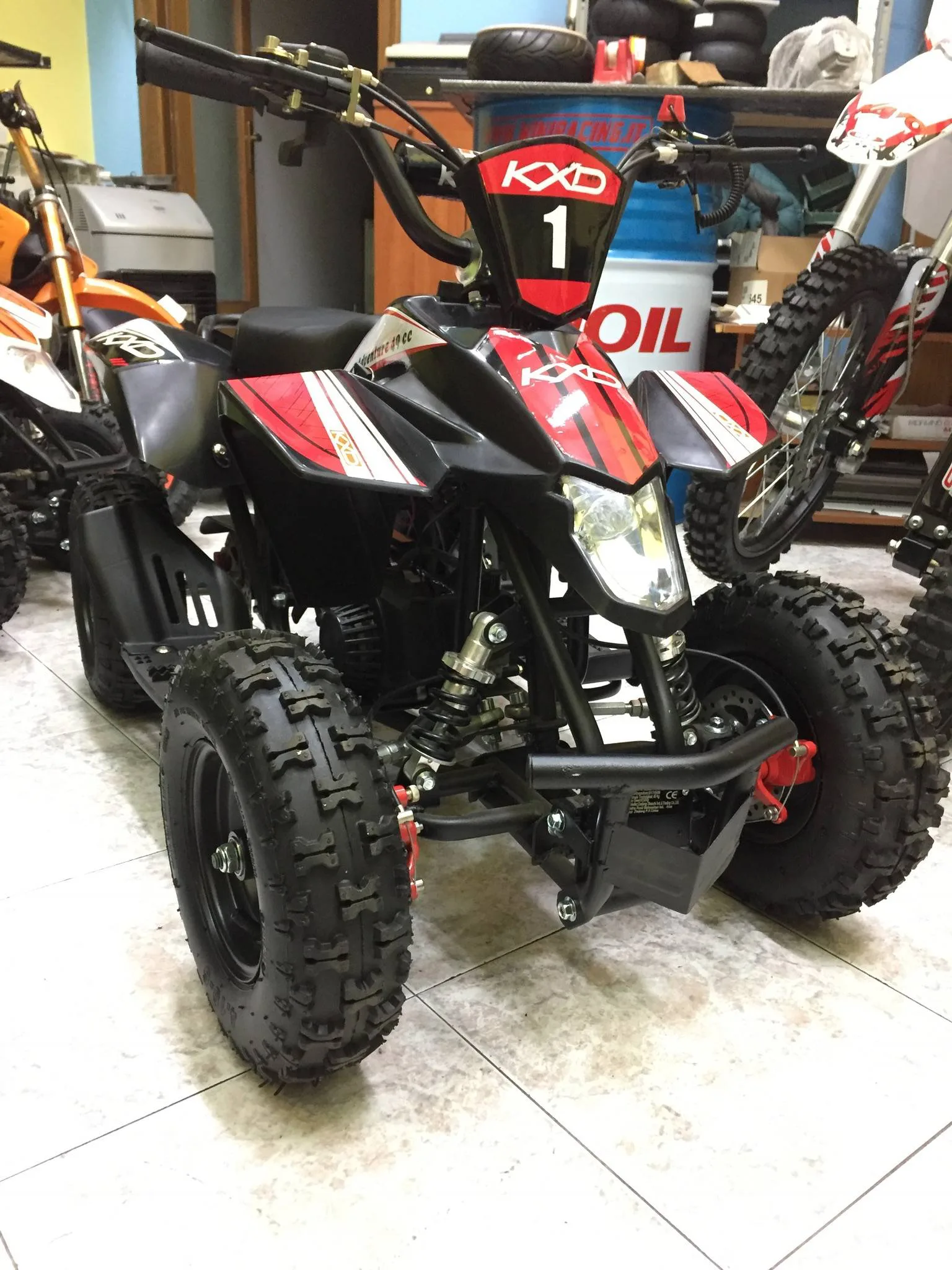 Mini quad Racer 50cc 2T ruota 6″