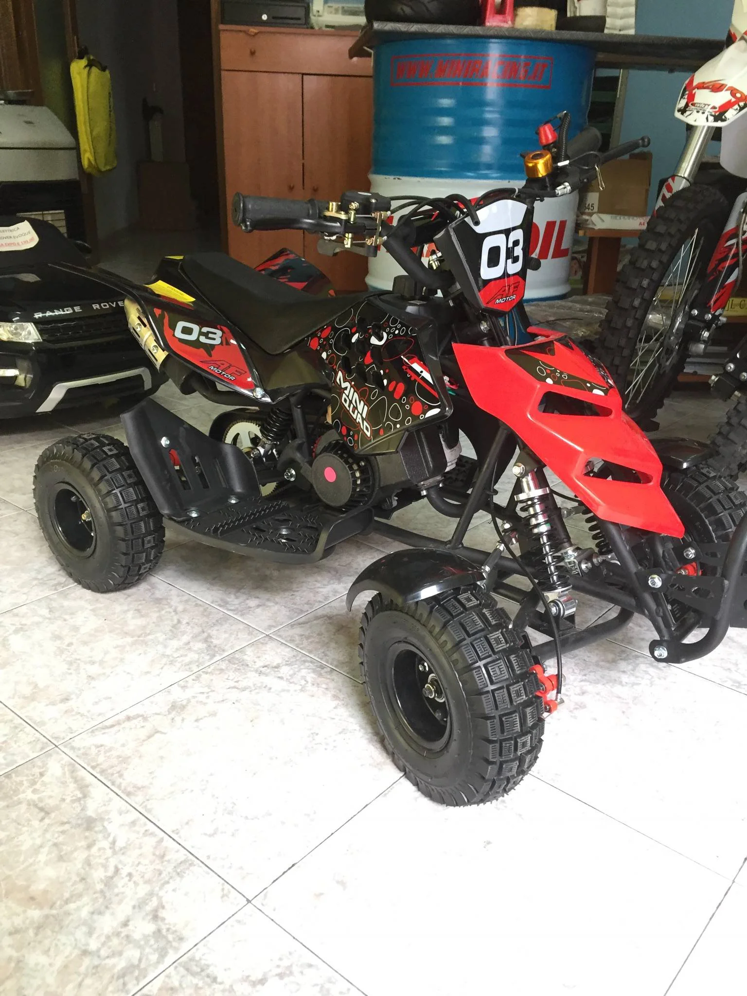 Mini quad Interceptor 50cc 2T ruota 4″, foto 5