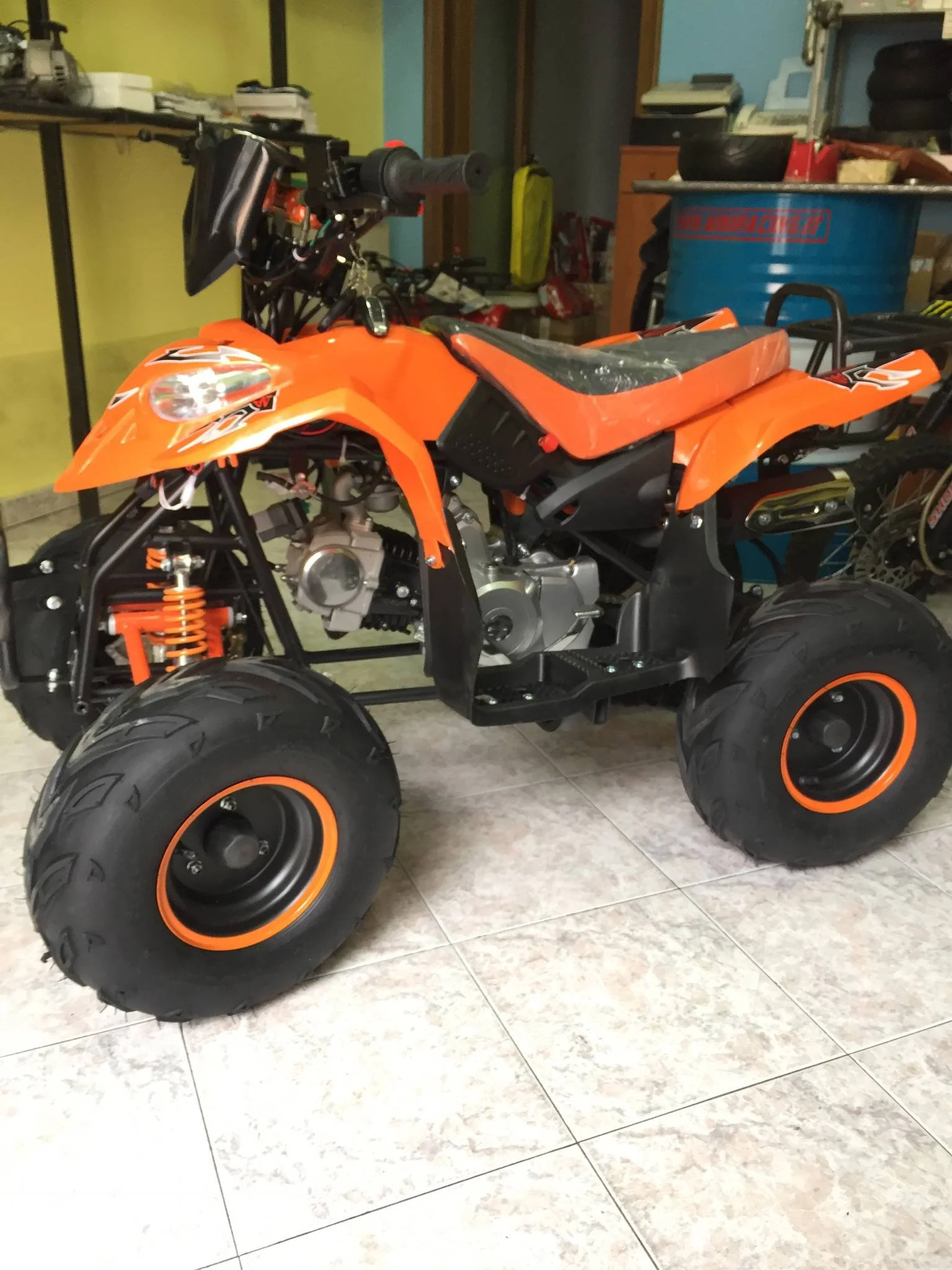 Quad Polar S5 125cc 4T ruota 7″ avviamento elettrico, luci, telecomando, retromarcia, foto 8