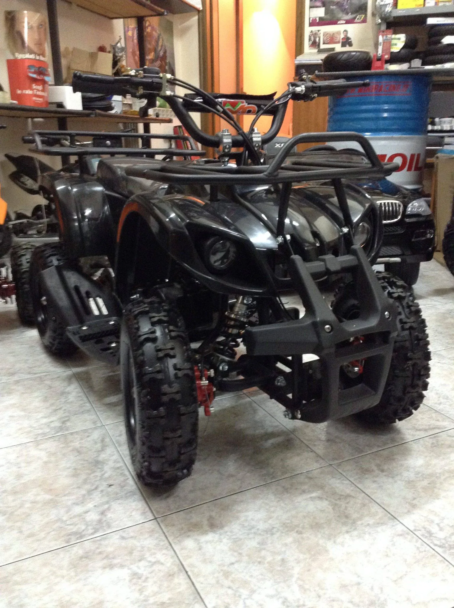 Mini quad Hummer 50cc 2T ruota 6″ avviamento elettrico luci, foto 2