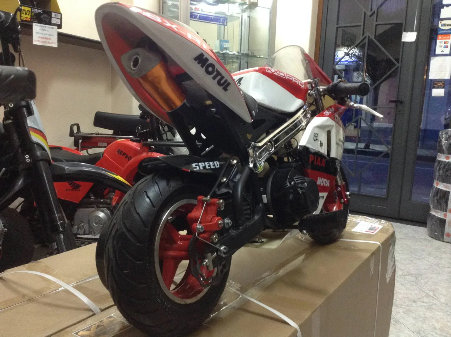 Mini moto GP3 50cc scarico sotto sella, foto 4