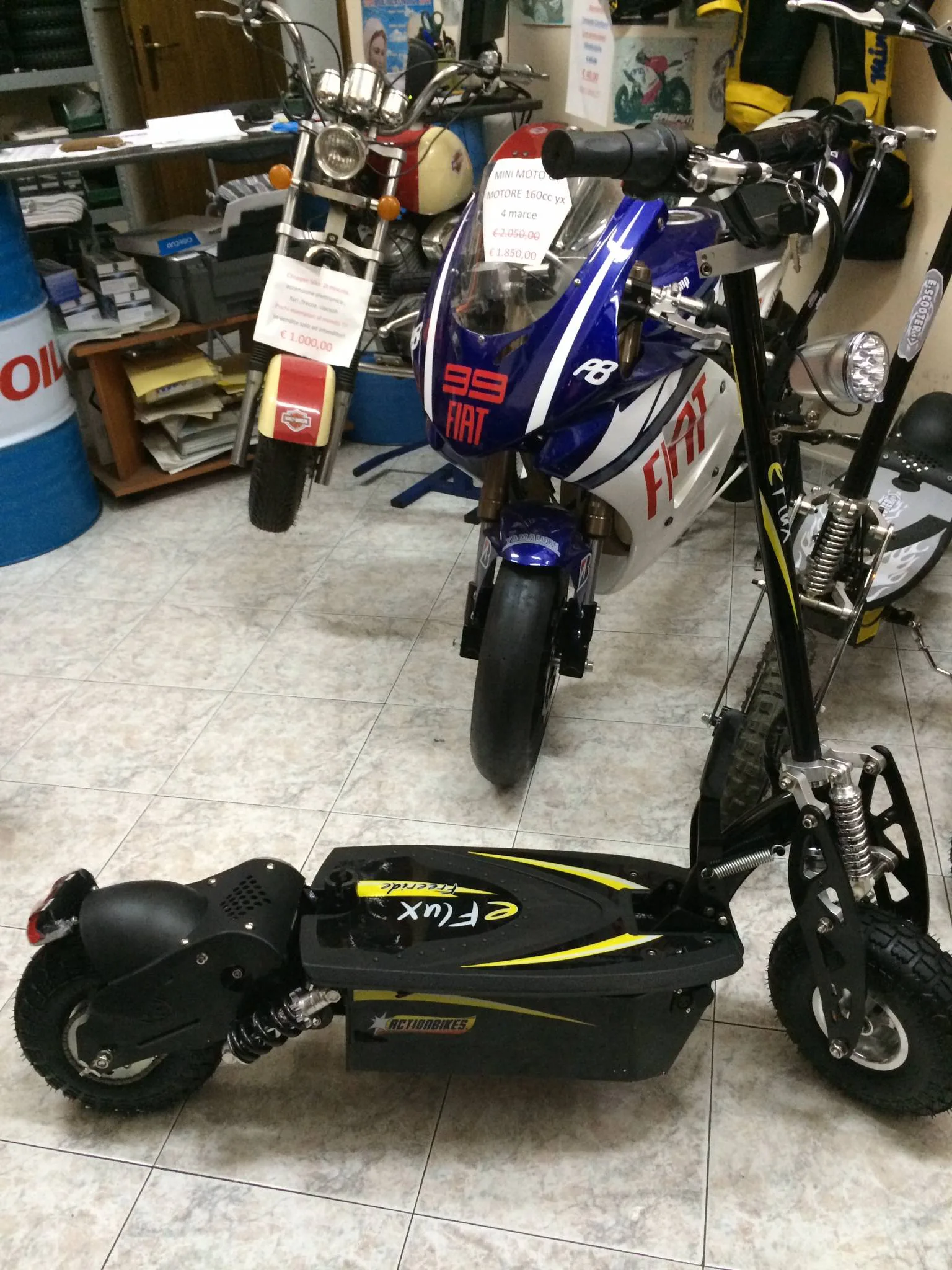 Monopattino uber o e-flux elettrico 1000w 36v, foto 3