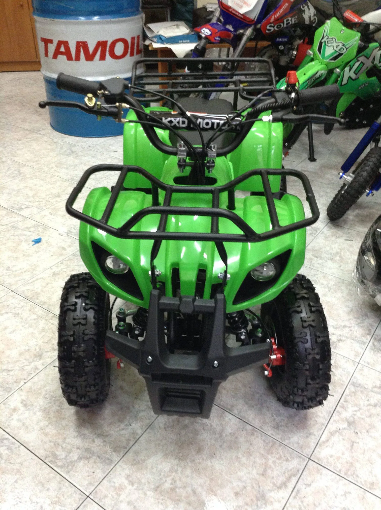 Mini quad Hummer 50cc 2T ruota 6″ avviamento elettrico luci, foto 5