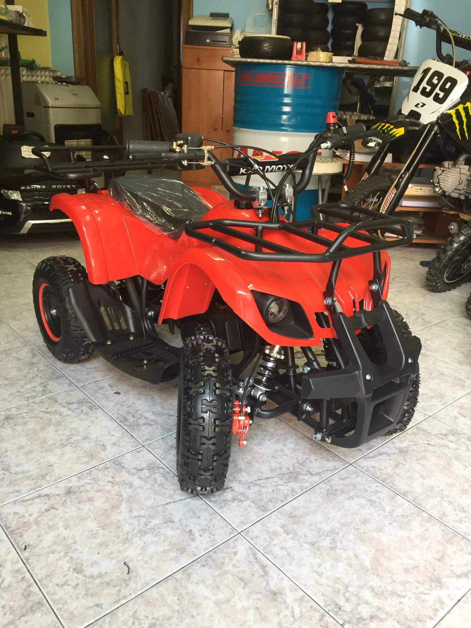 Mini quad Hummer 50cc 2T ruota 6″, foto 6