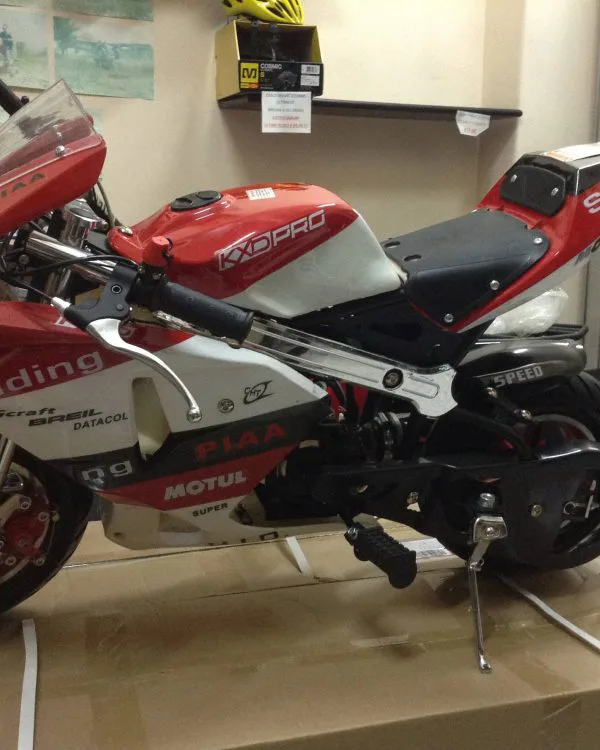 Mini moto GP3 50cc scarico sotto sella