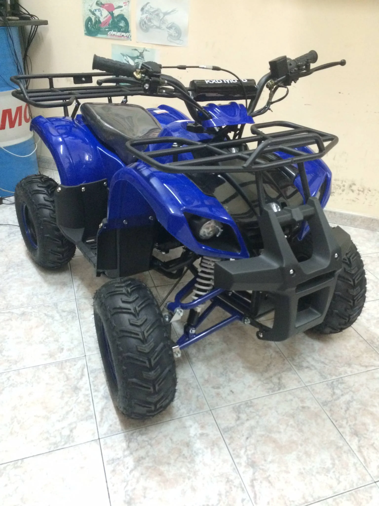 Quad Hummer 125cc 4T ruota 7″ avviamento elettrico, luci, telecomando, retromarcia, foto 2