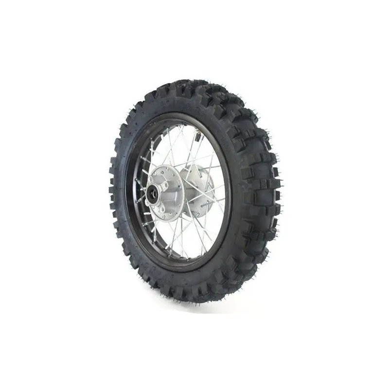 Ruota completa posteriore cross 12″ mozzo sdg 12mm Orion