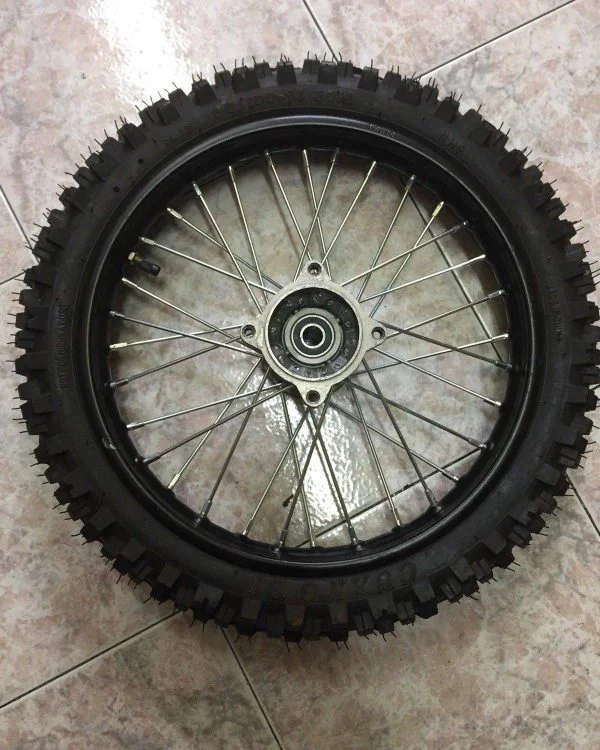 Ruota cerchio anteriore cross 14″ mozzo sdg 15mm