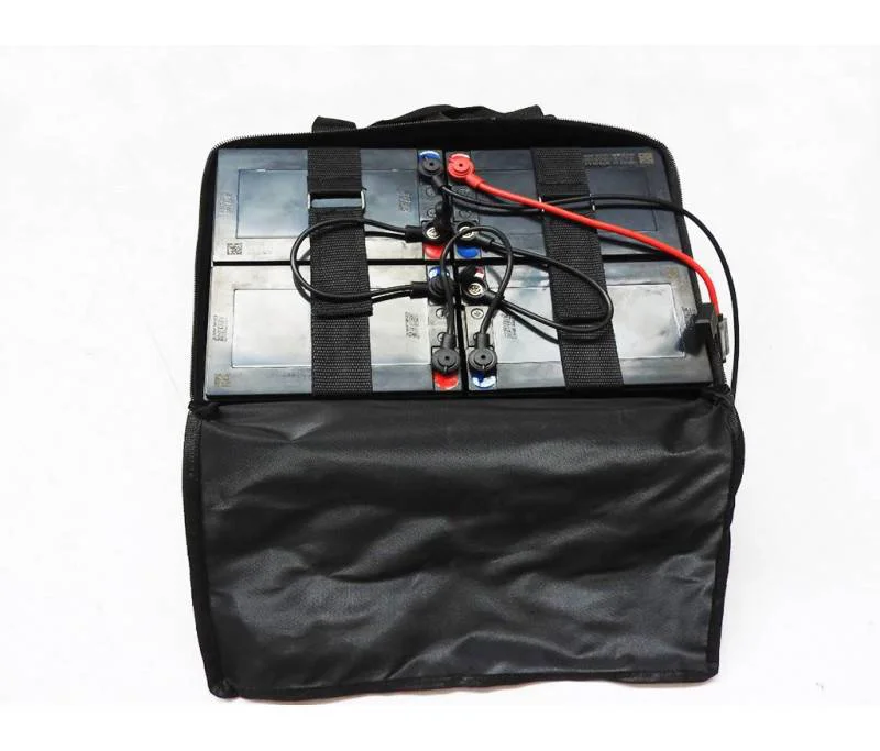 Pacco di 4 batterie x 48V completo di sacca