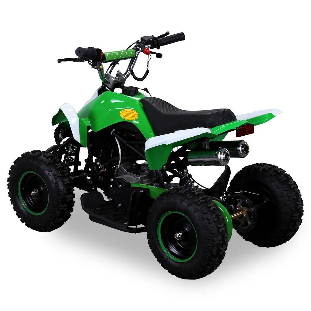 Mini quad Predator 50cc 2T ruota 6″ avviamento elettrico luci telecomando, foto 2
