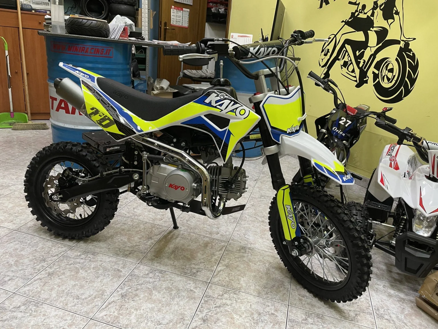 Pit bike Kayo TD-D 125cc 4T, 4 marce, ruota 14″ 12″ MY 2023