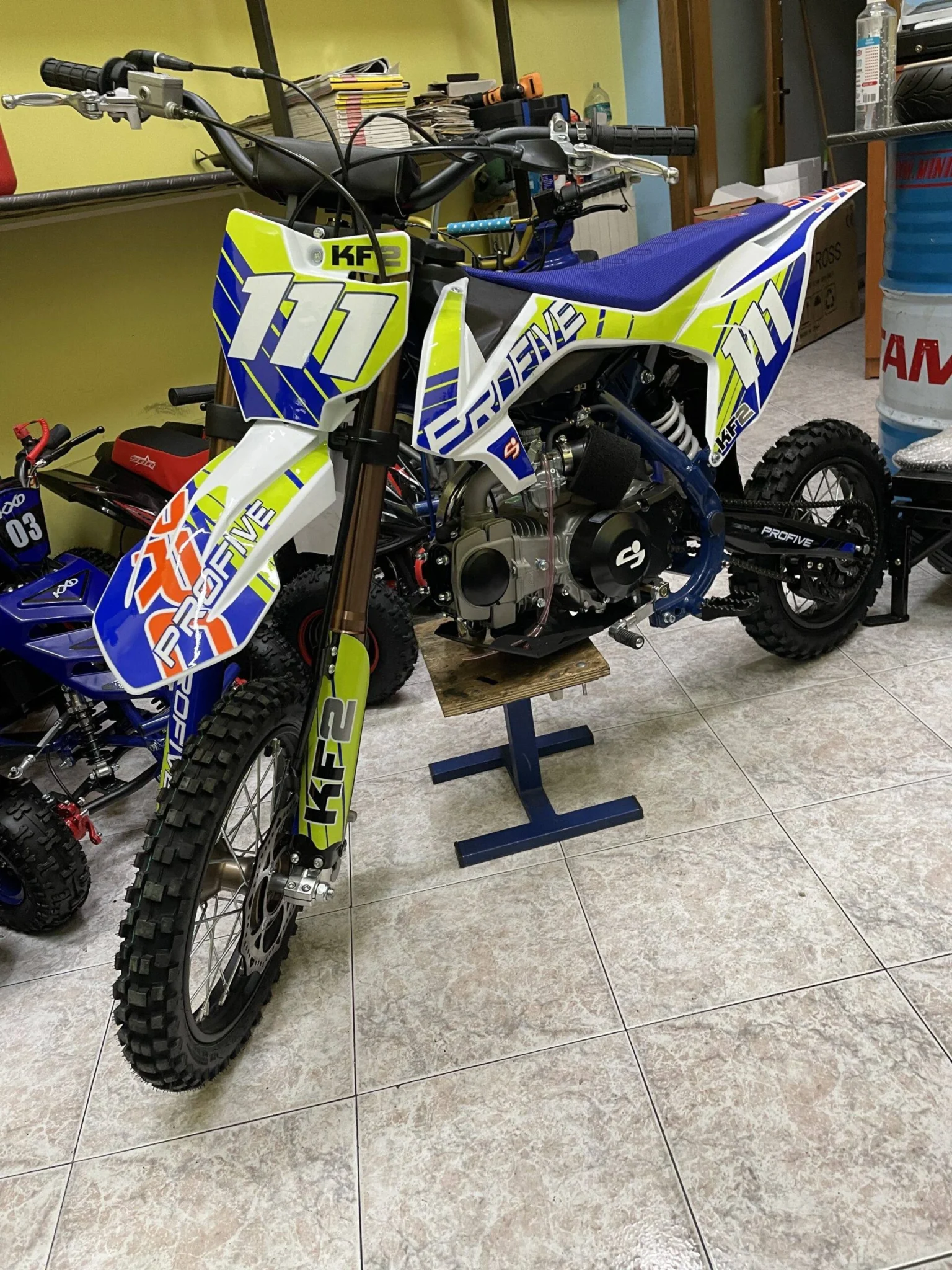 Pit bike 140cc Profive KF2 4T, 4 marce, ruota 14″ 17″ MY 2023, foto 2