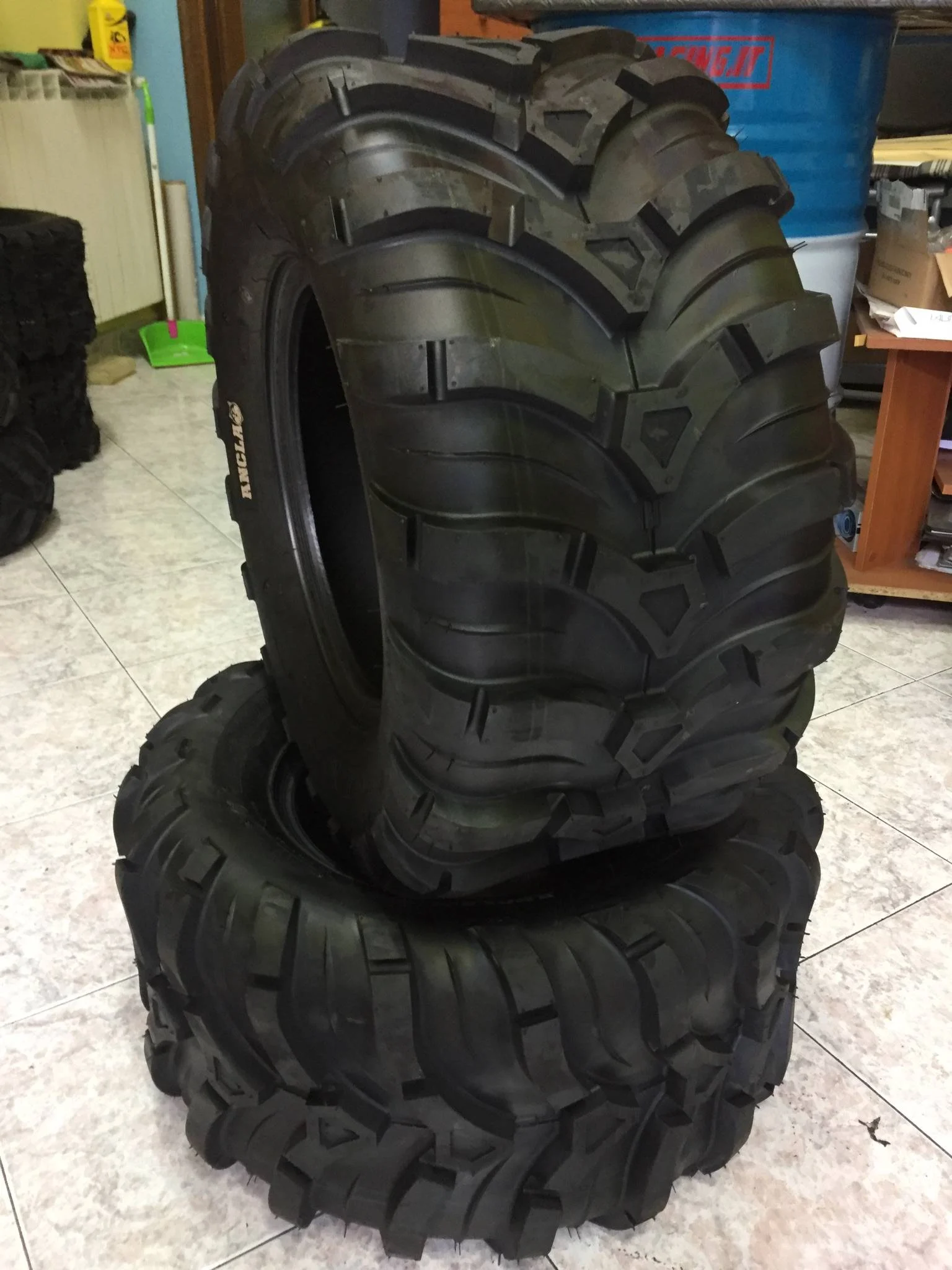 Coppia 2 gomme pneumatici quad 14″ CST ancla 28×11-14, foto 3
