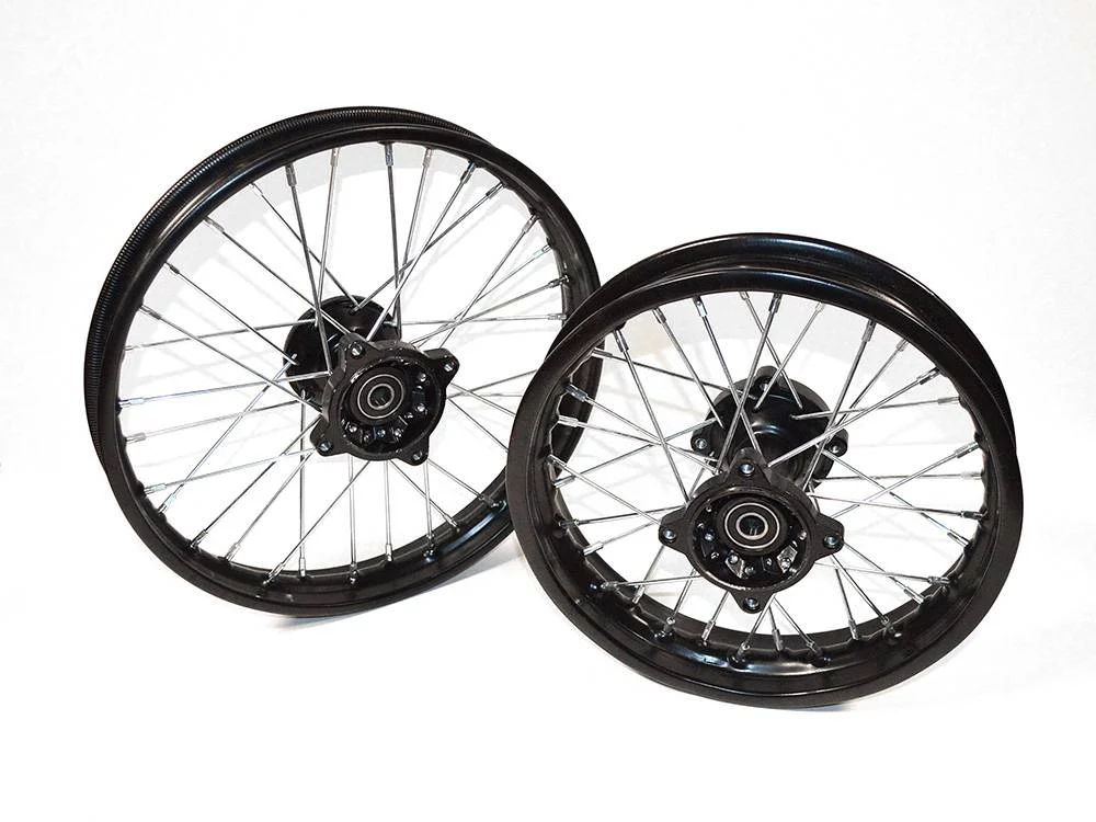 Coppia cerchi cross 14″17″ pit bike sdg 12mm