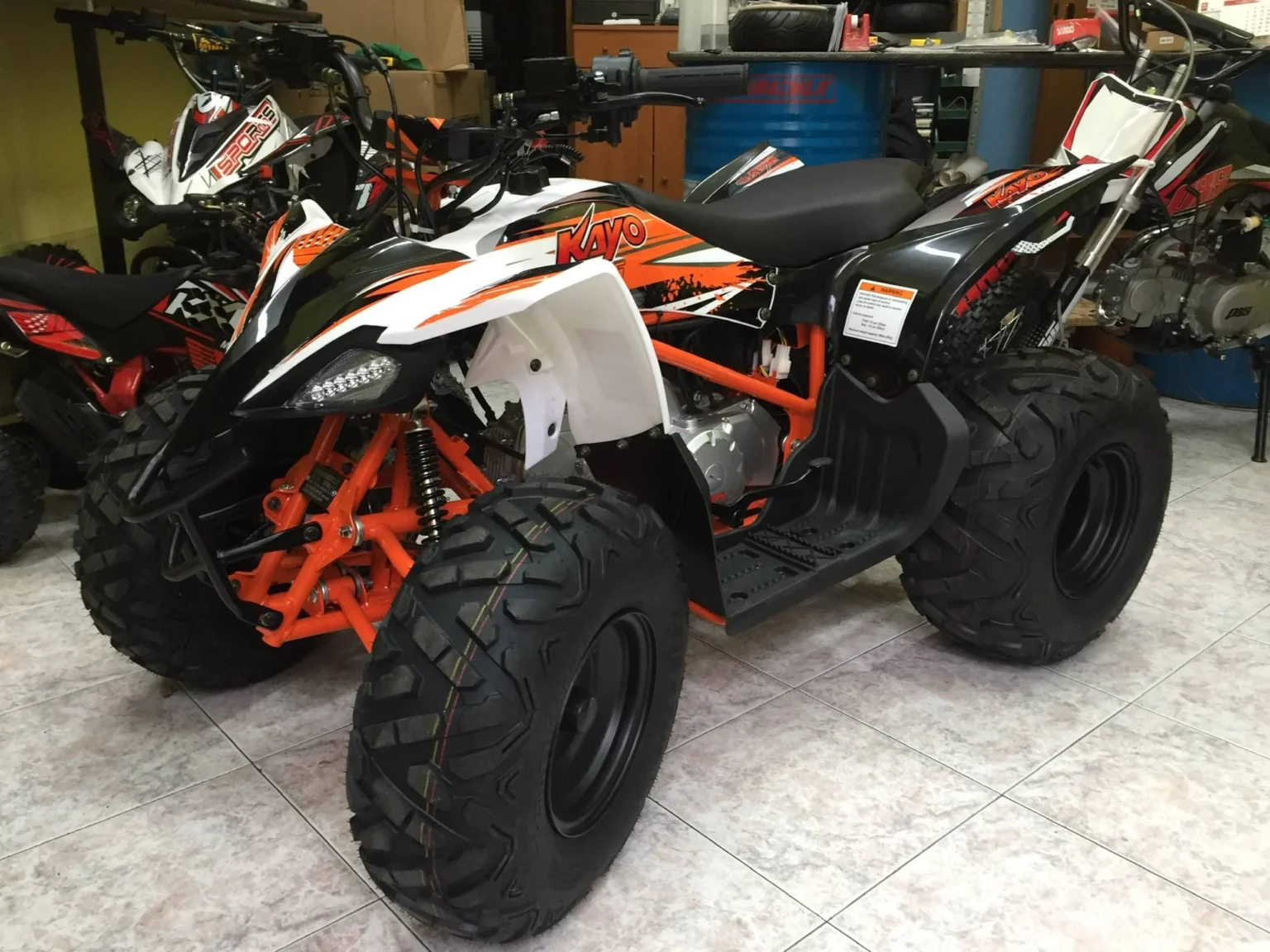 Quad Kayo Predator 125cc 3+1 ruota 8″, foto 9