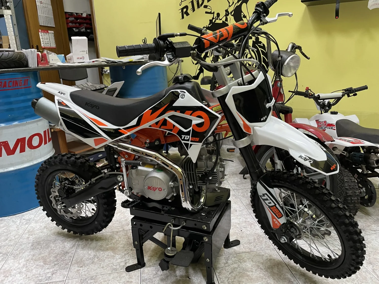 Pit bike Kayo TD-D 125cc 4T, 4 marce, ruota 14″ 12″ MY 2023, foto 9