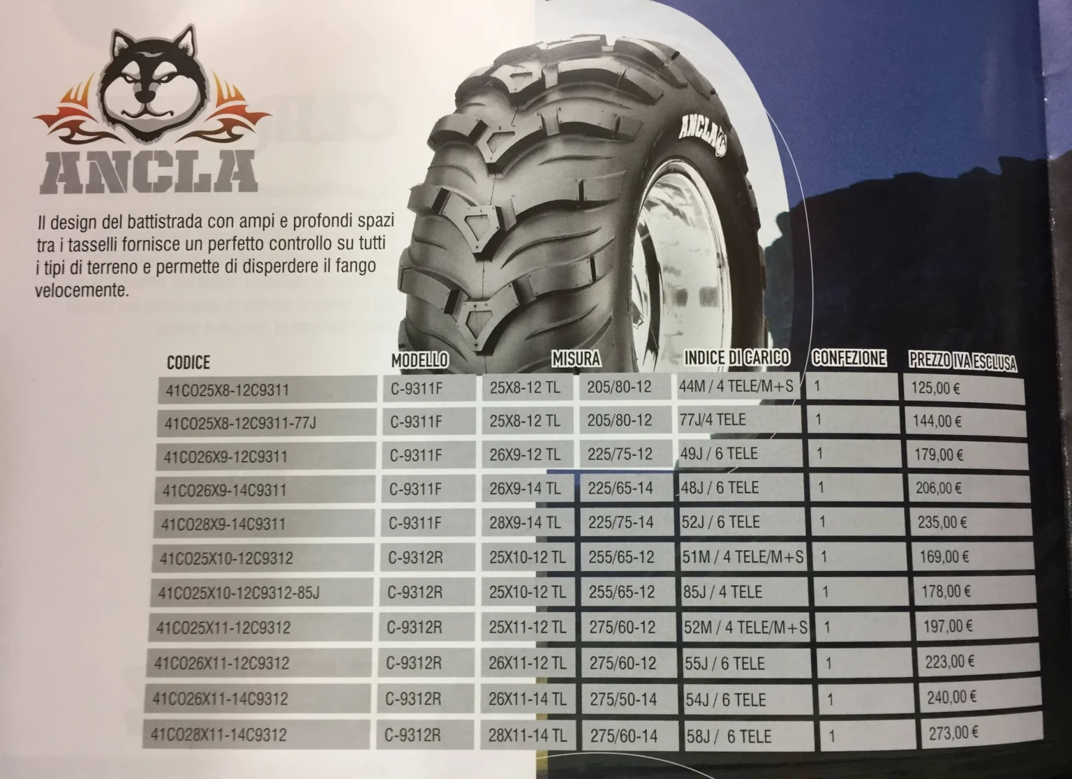 Coppia 2 gomme pneumatici quad 14″ CST ancla 28×11-14, foto 5