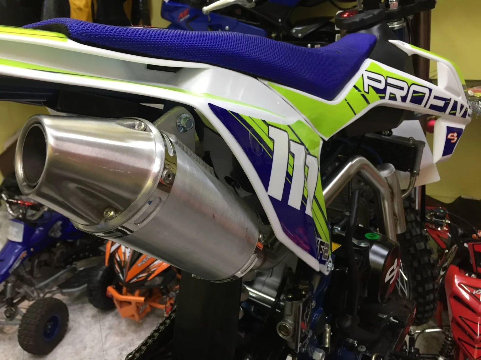 Pit bike 140cc Profive KF2 4T, 4 marce, ruota 14″ 17″ MY 2023, foto 6