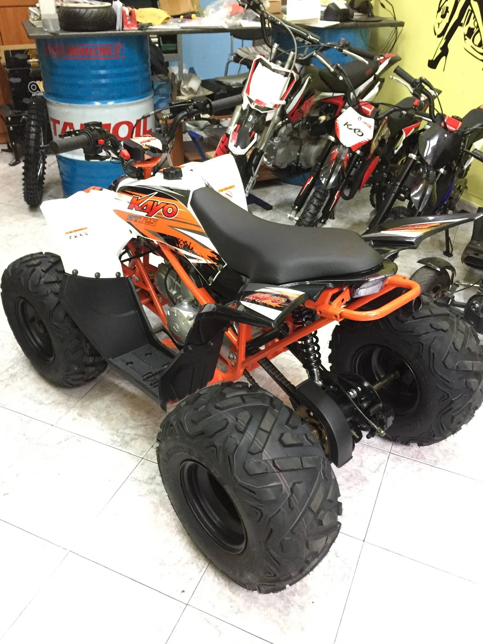 Quad Kayo Predator 125cc 3+1 ruota 8″, foto 3