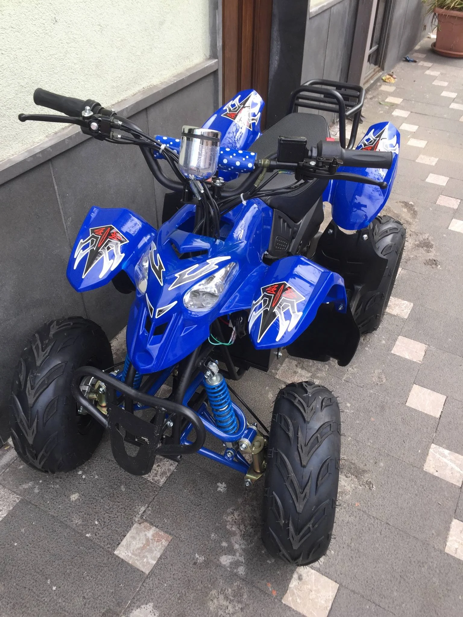 Mini quad elettrico replica Polaris 1000W 48V ruota 7″, foto 2