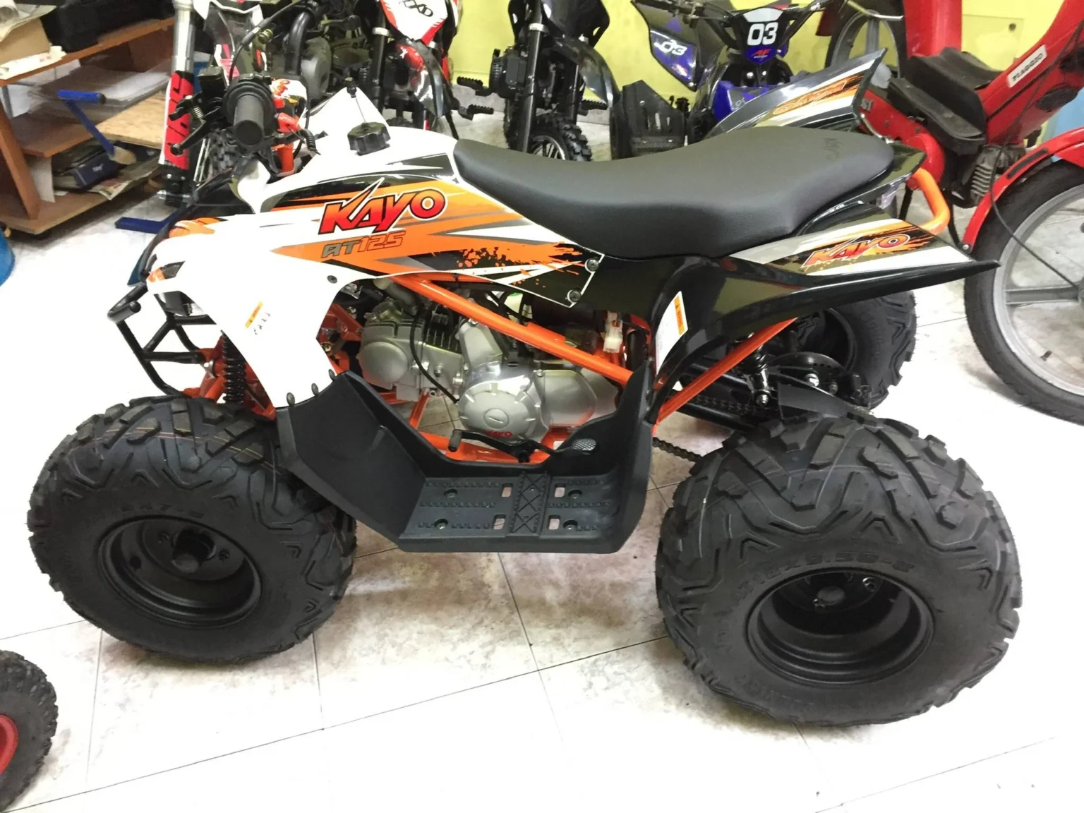 Quad Kayo Predator 125cc 3+1 ruota 8″, foto 4