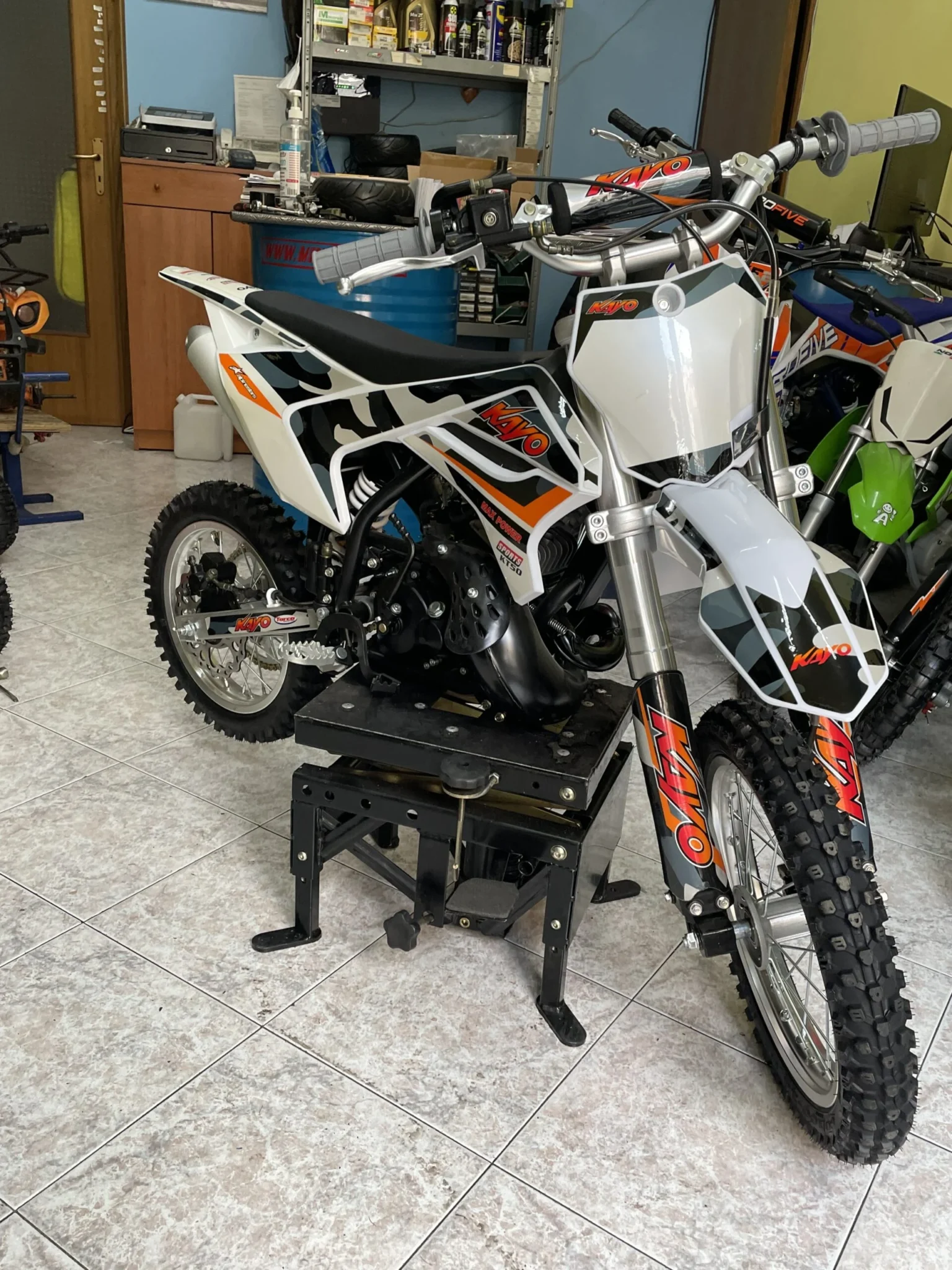 Mini cross Kayo KT50 50cc 2T ruote 14″12″