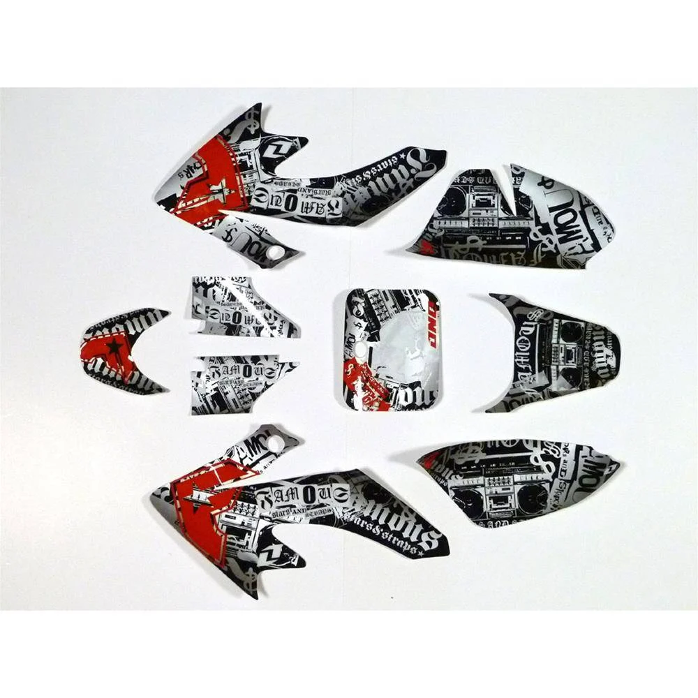 Adesivi grafiche famous star plastiche CRF 50