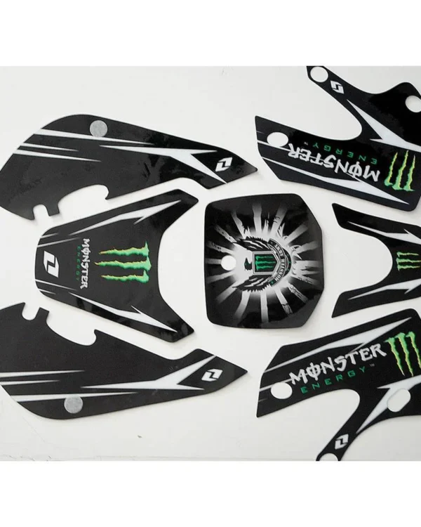 Adesivi grafiche Monster energy plastiche klx